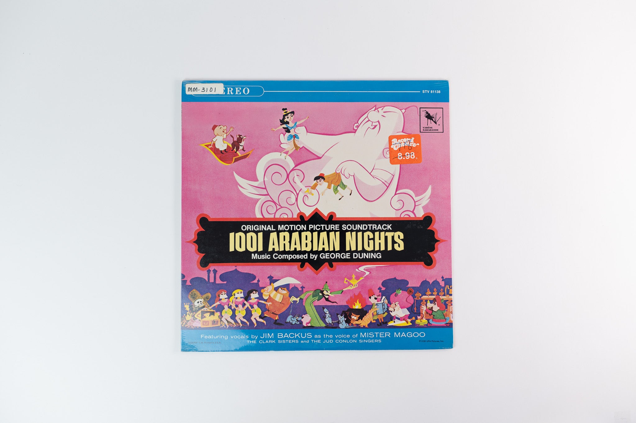 George Duning - 1001 Arabian Nights Original Soundtrack on Varese Sarabande Sealed