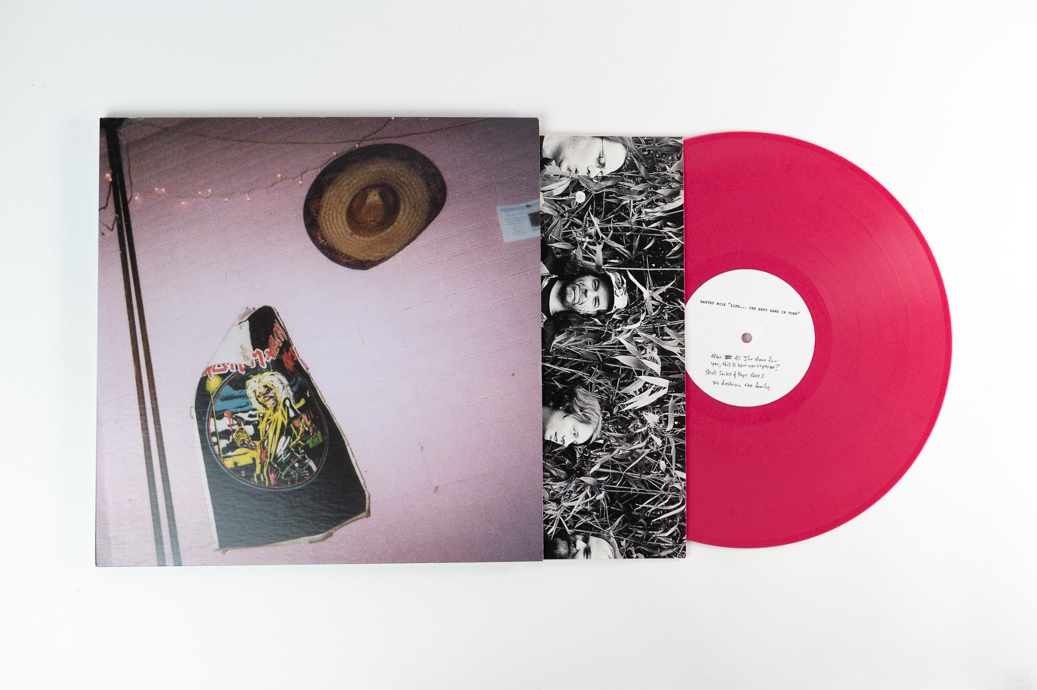 Harvey Milk - Life...The Best Game In Town on Hydra Head Red Rocket Pink Vinyl