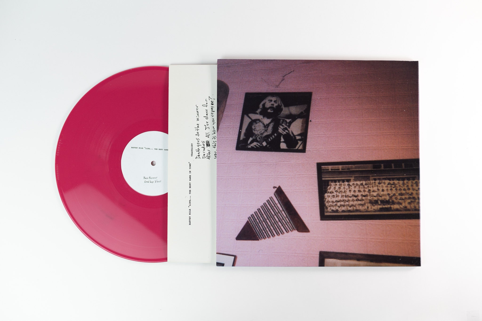 Harvey Milk - Life...The Best Game In Town on Hydra Head Red Rocket Pink Vinyl