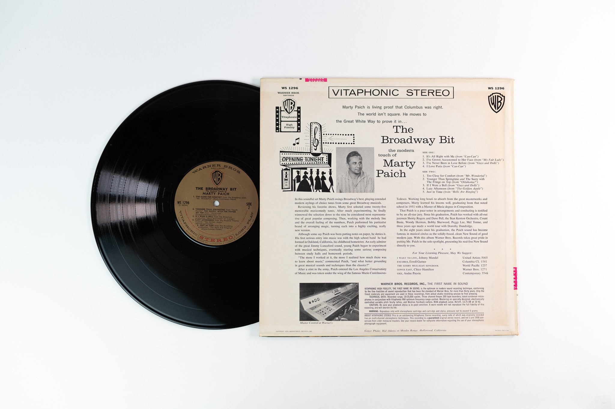 Marty Paich - The Broadway Bit on Warner Brothers Stereo