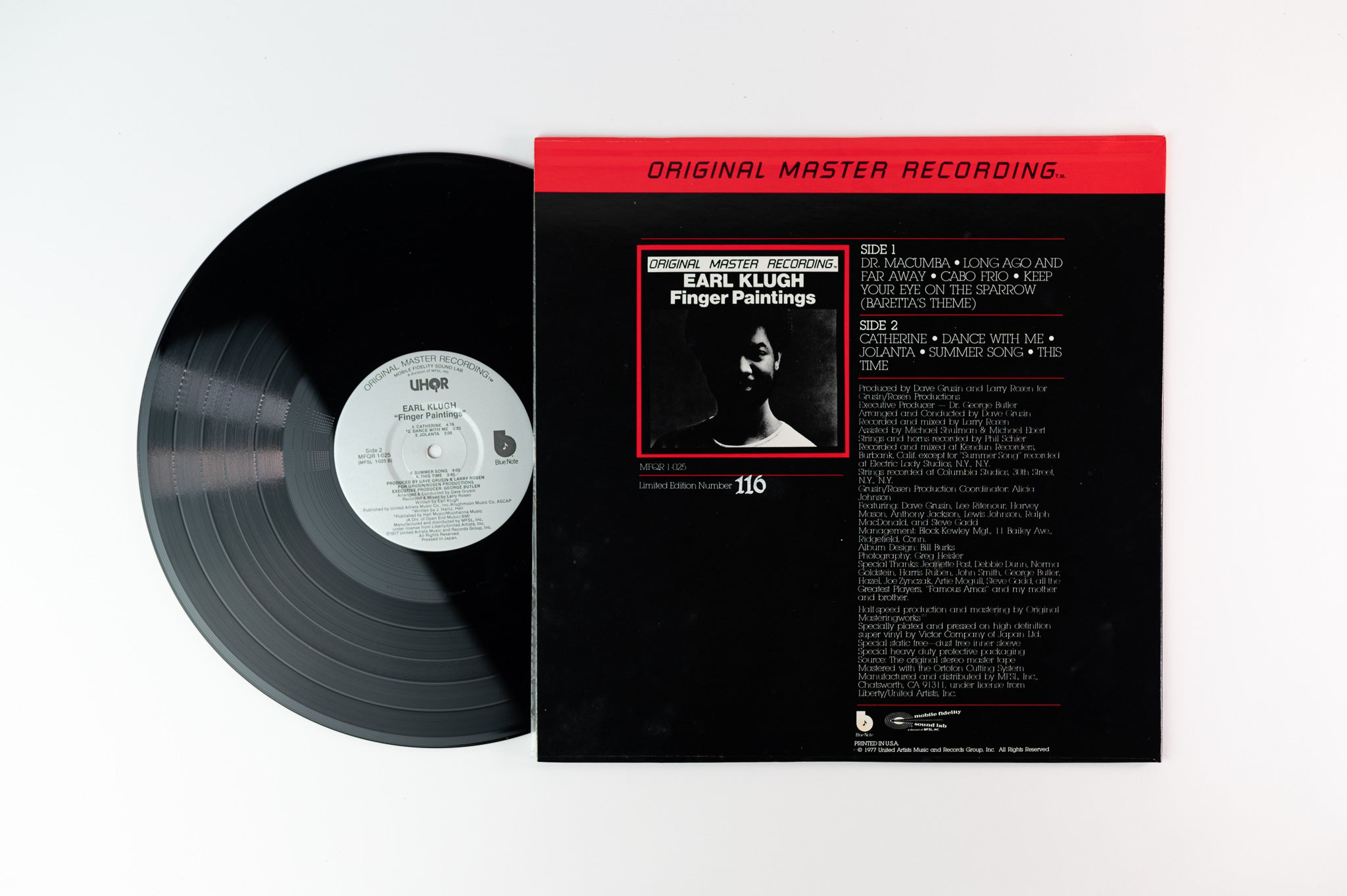 Earl Klugh - Finger Paintings on Mobile Fidelity Sound Lab - UHQR Box Set