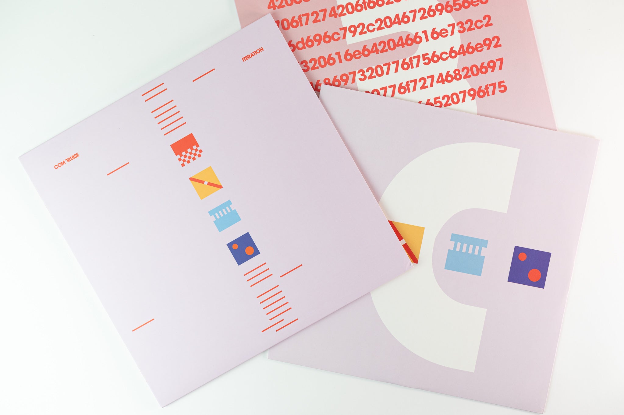 Com Truise - Iteration on Ghostly International - Blue / White Vinyl