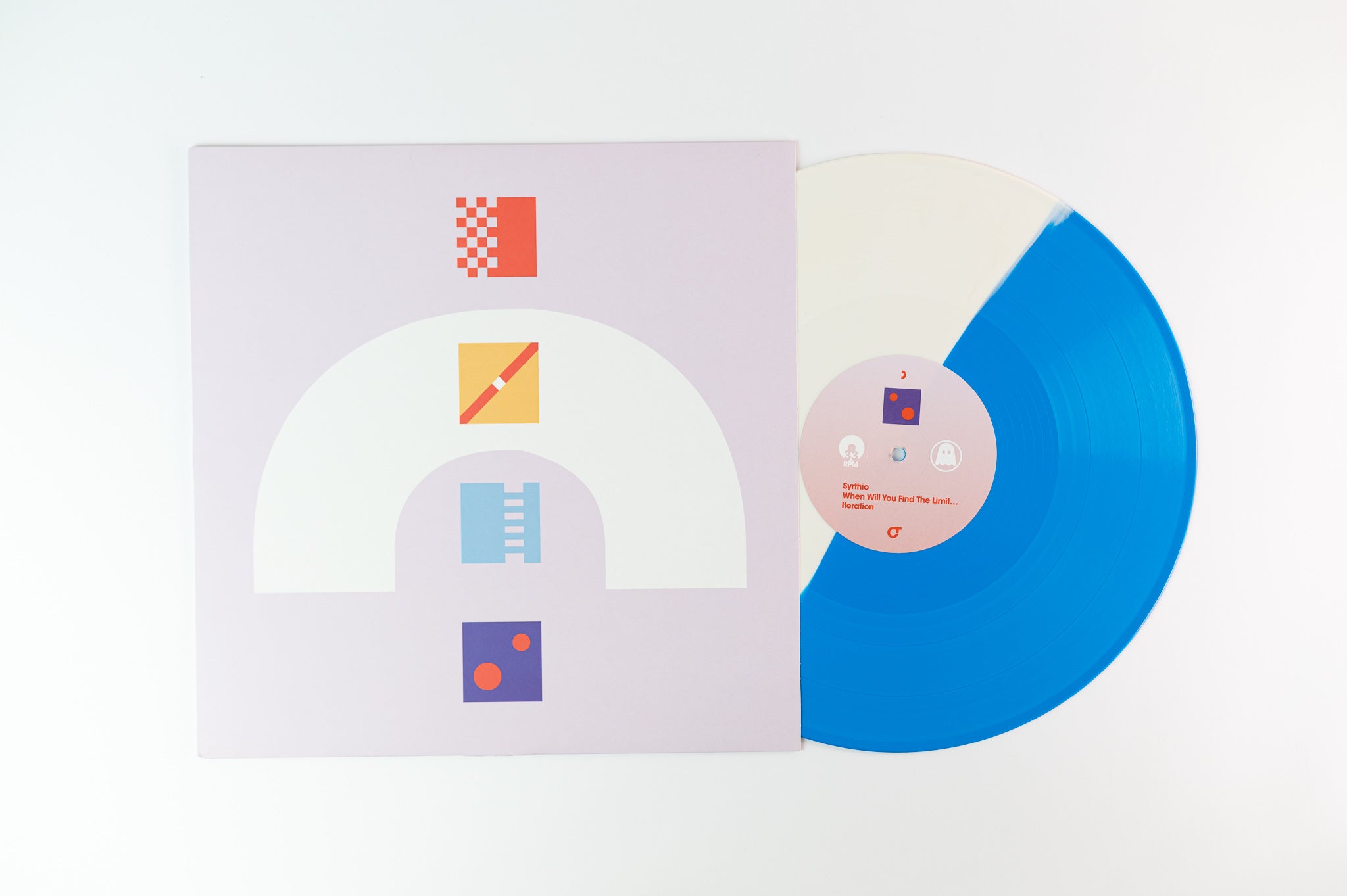 Com Truise - Iteration on Ghostly International - Blue / White Vinyl
