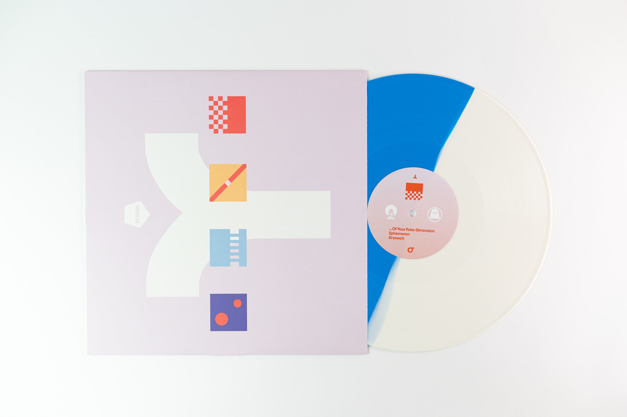 Com Truise - Iteration on Ghostly International - Blue / White Vinyl