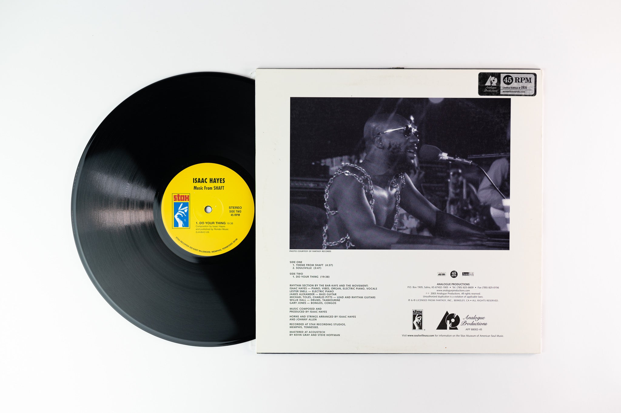 Isaac Hayes - Hits From Shaft on Analogue Productions