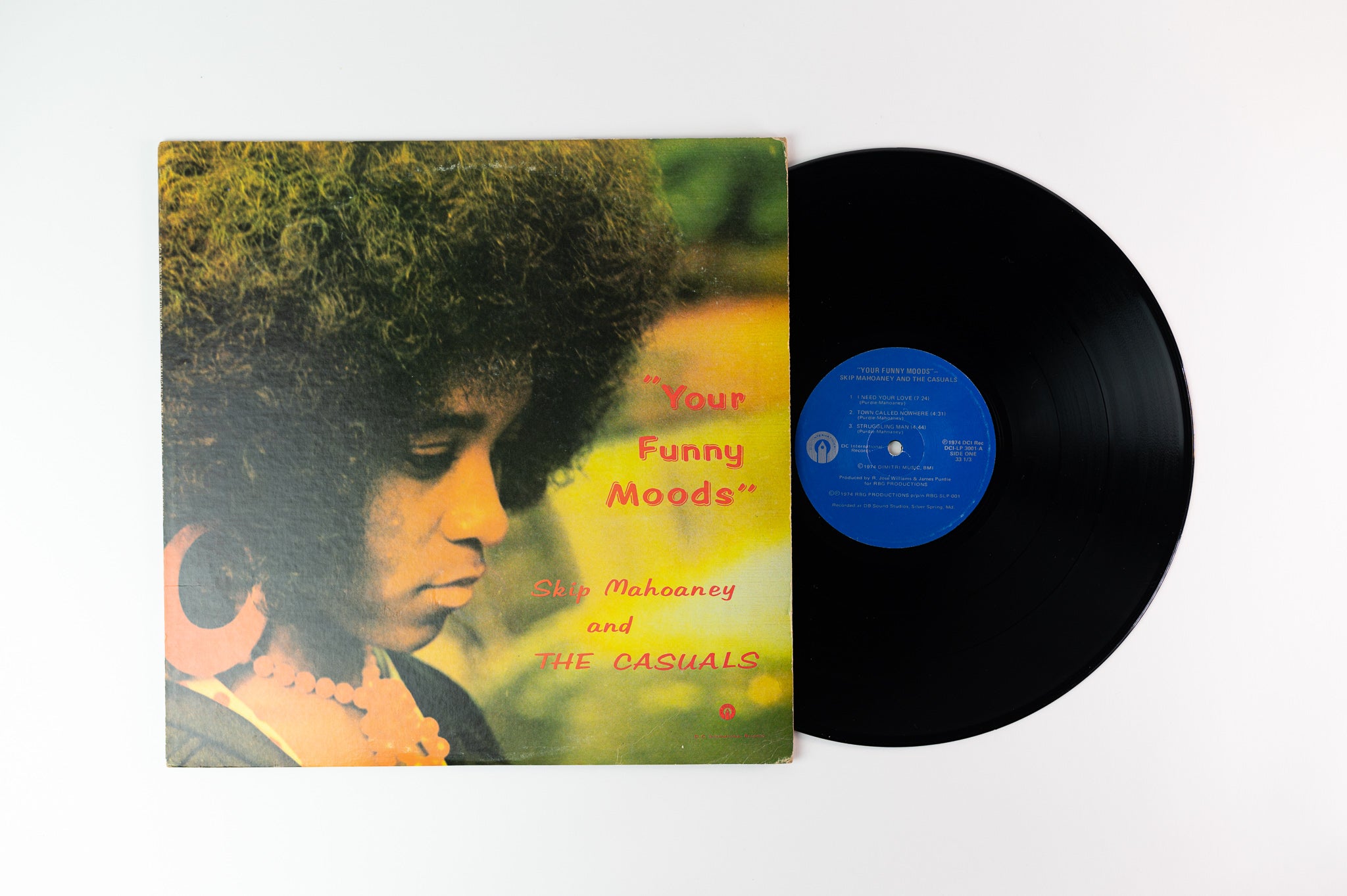 Skip Mahoney & The Casuals - Your Funny Moods on DC International Records, Inc.