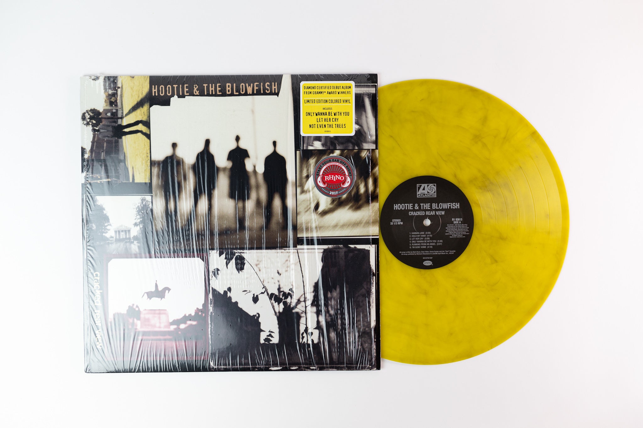 Hootie & The Blowfish - Cracked Rear View on Atlantic - Yellow Vinyl