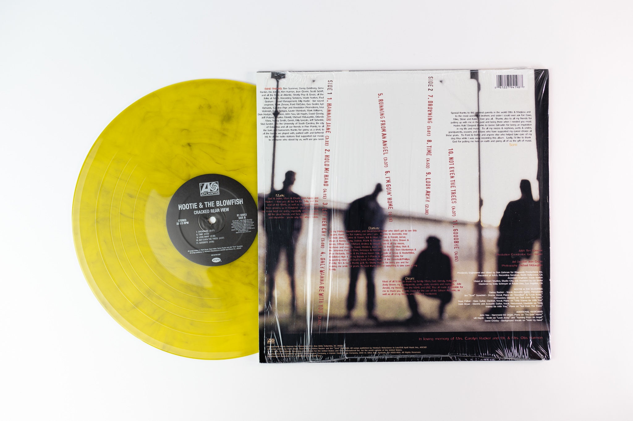 Hootie & The Blowfish - Cracked Rear View on Atlantic - Yellow Vinyl