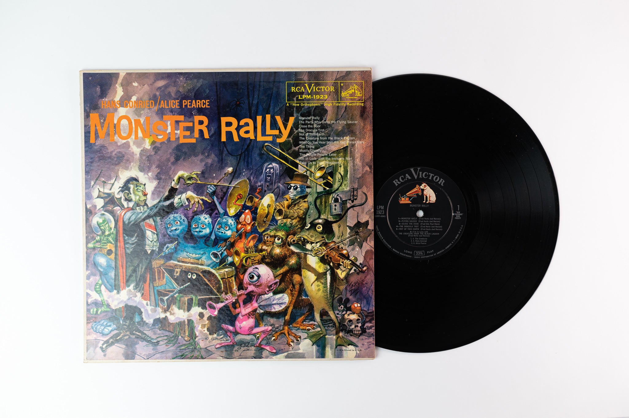 Hans Conried - Monster Rally on RCA Victor - Mono