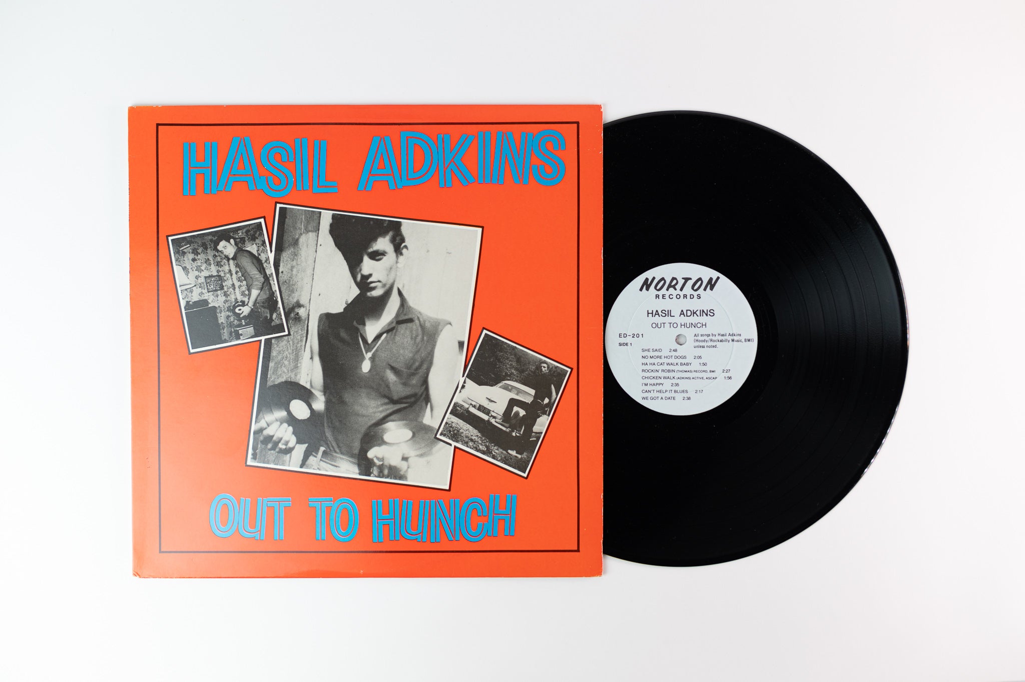 Hasil Adkins - Out To Hunch on Norton Records