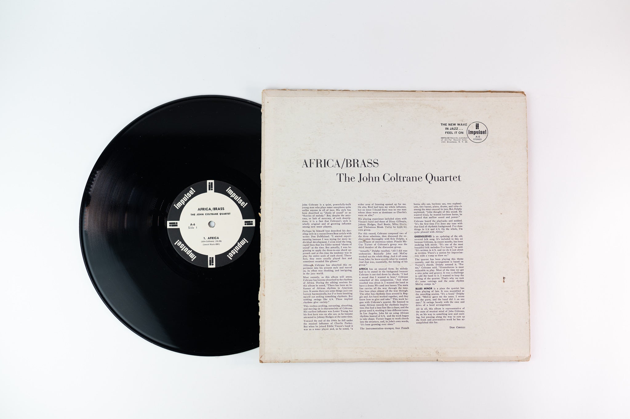 The John Coltrane Quartet - Africa / Brass on Impulse Mono White Label Promo