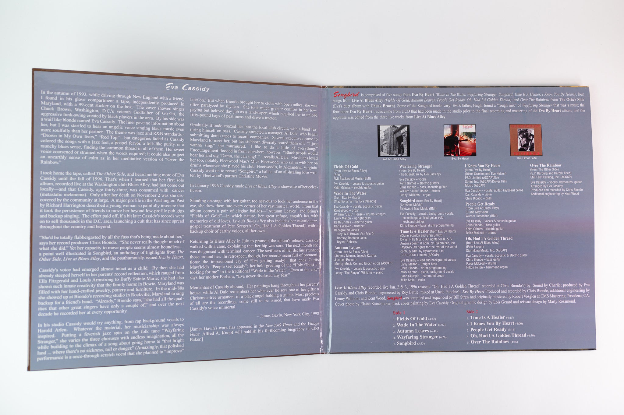 Eva Cassidy - Songbird on S&P Blix Street 180 Gram Reissue