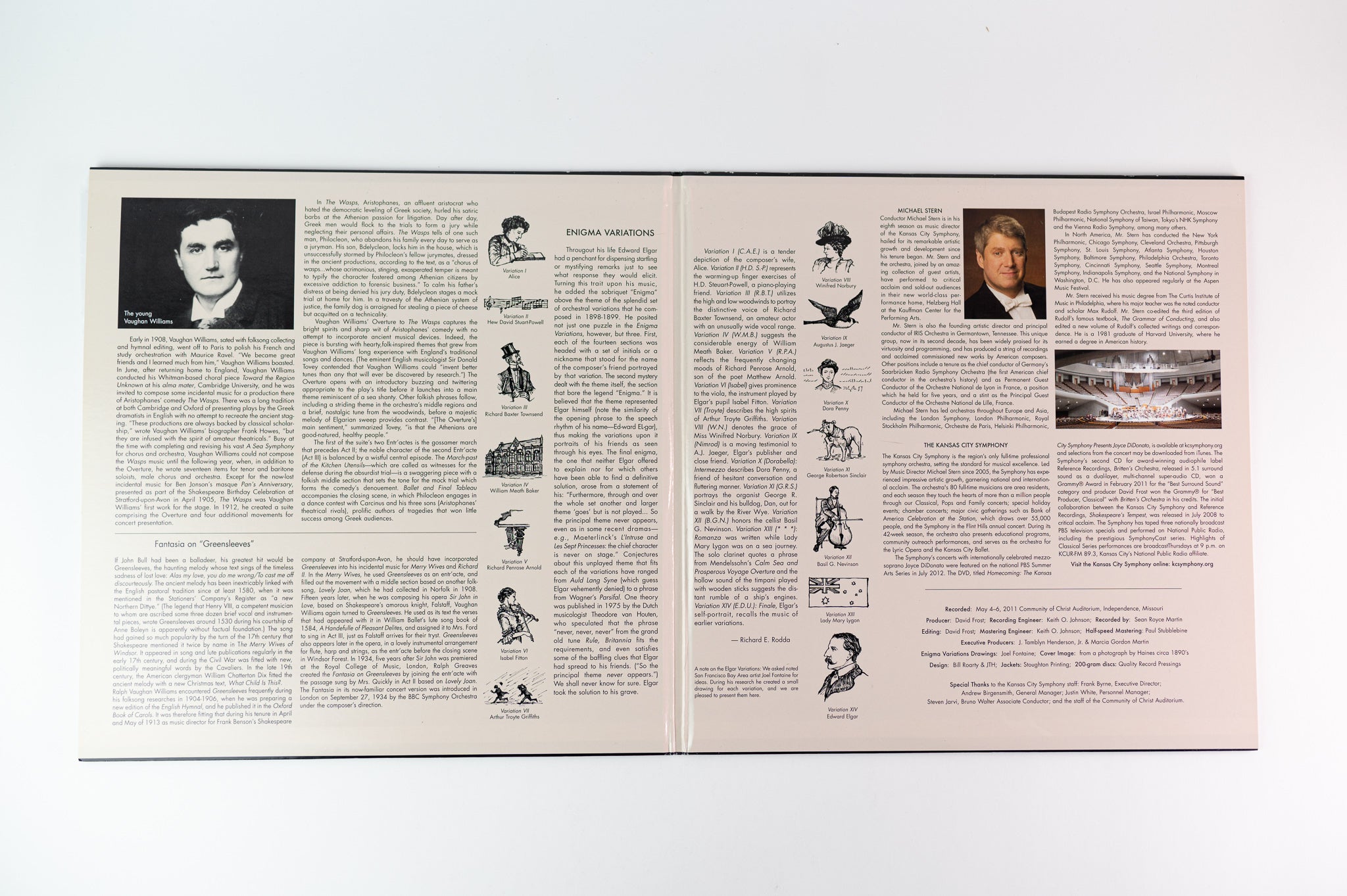 Sir Edward Elgar - Enigma Variations / The Wasps / Greensleeves on Reference Recordings 200 Gram