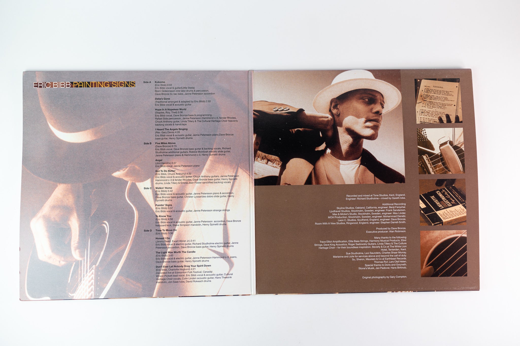 Eric Bibb - Painting Signs on Pure Pleasure German Pressing