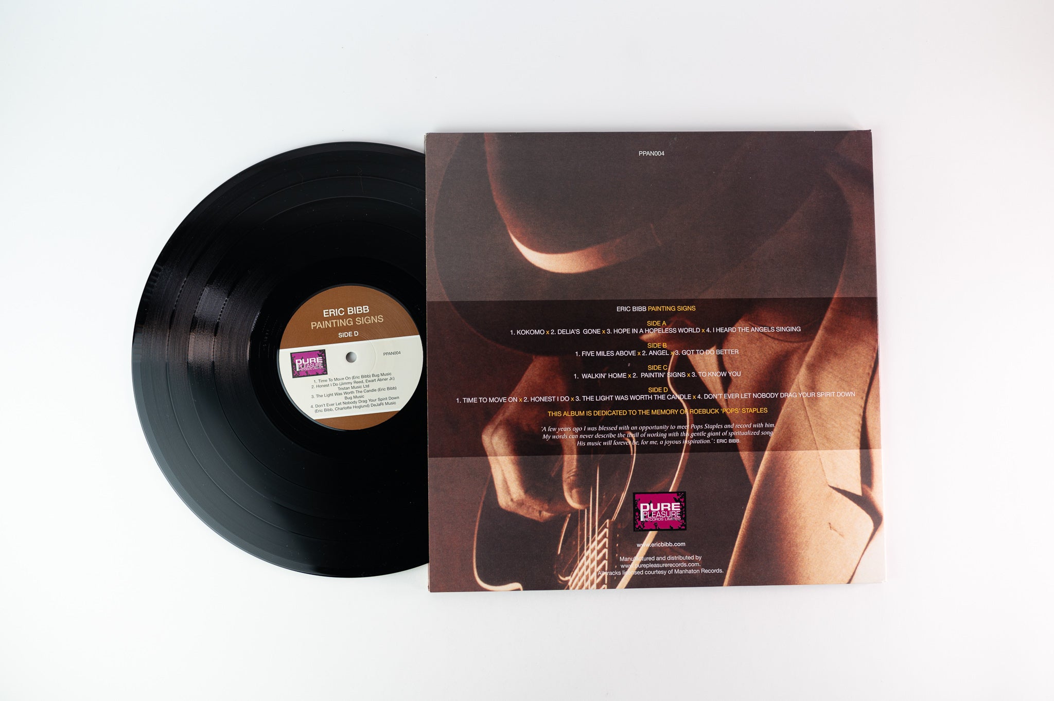 Eric Bibb - Painting Signs on Pure Pleasure German Pressing