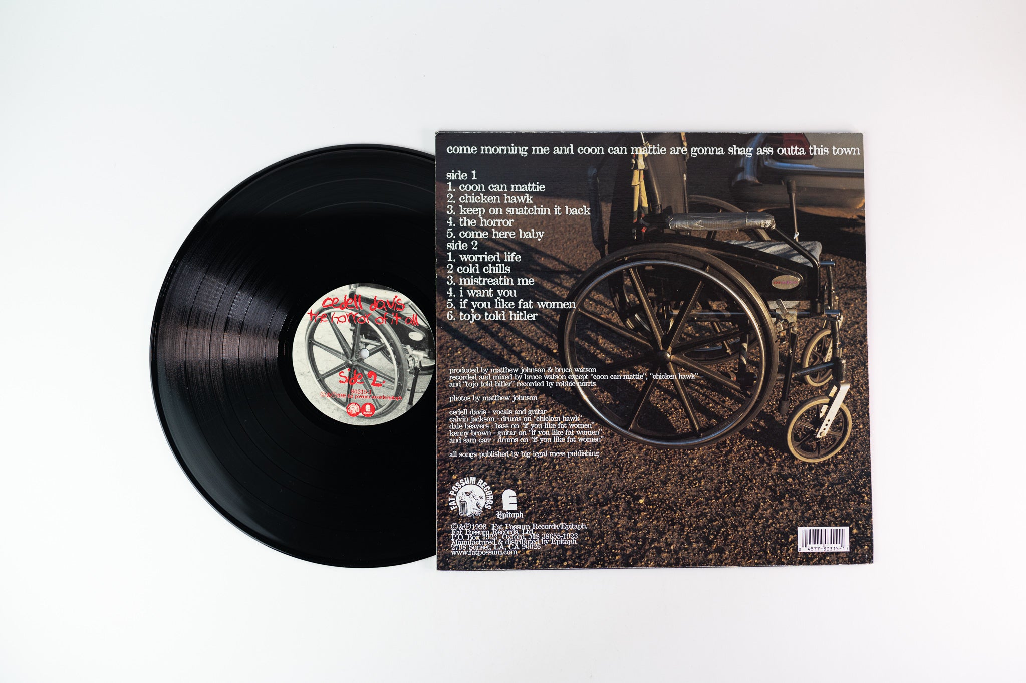 Cedell Davis - The Horror Of It All on Fat Possum