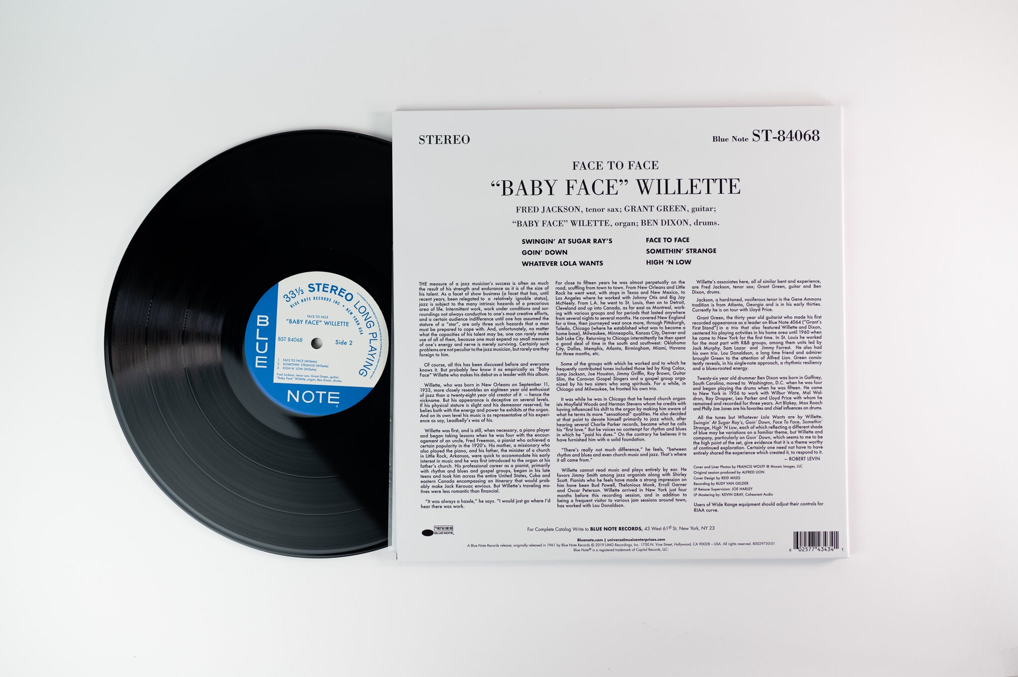 'Baby Face' Willette - Face To Face on Blue Note Tone Poet Series Reissue