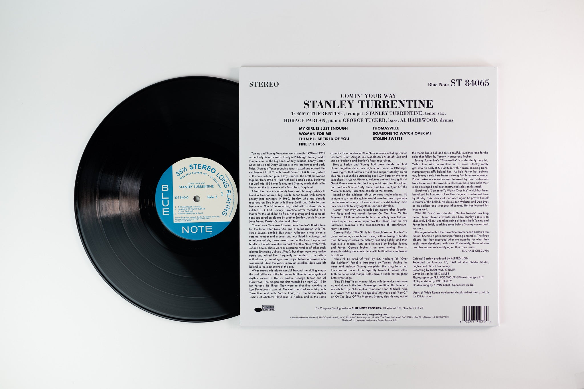 Stanley Turrentine - Comin' Your Way on Blue Note Tone Poet Series Reissue