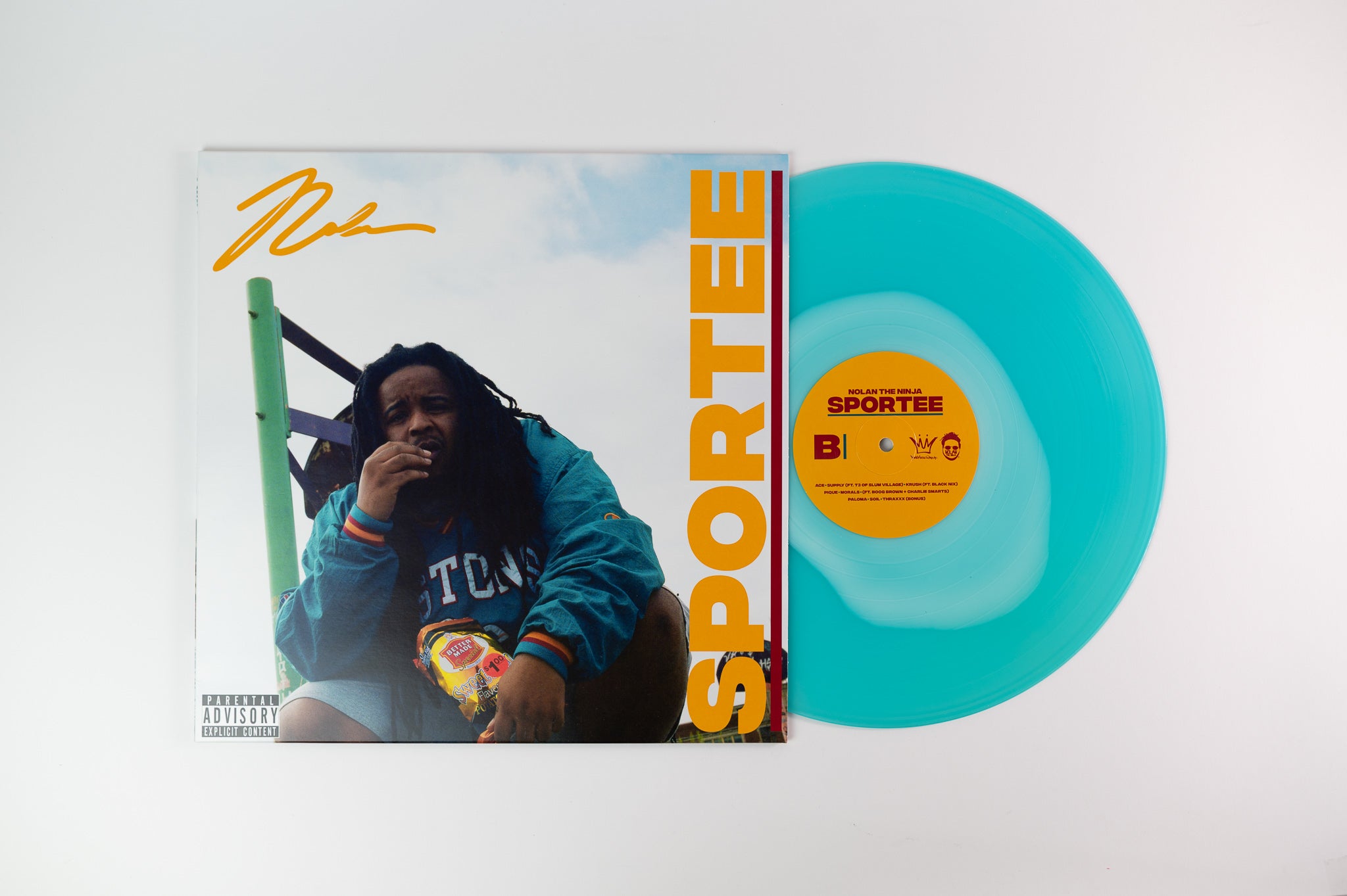 Nolan The Ninja - Sportee on Mello Music Group - Teal Vinyl