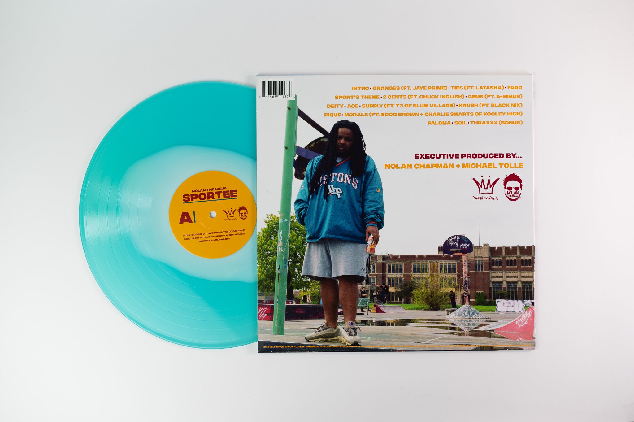 Nolan The Ninja - Sportee on Mello Music Group - Teal Vinyl