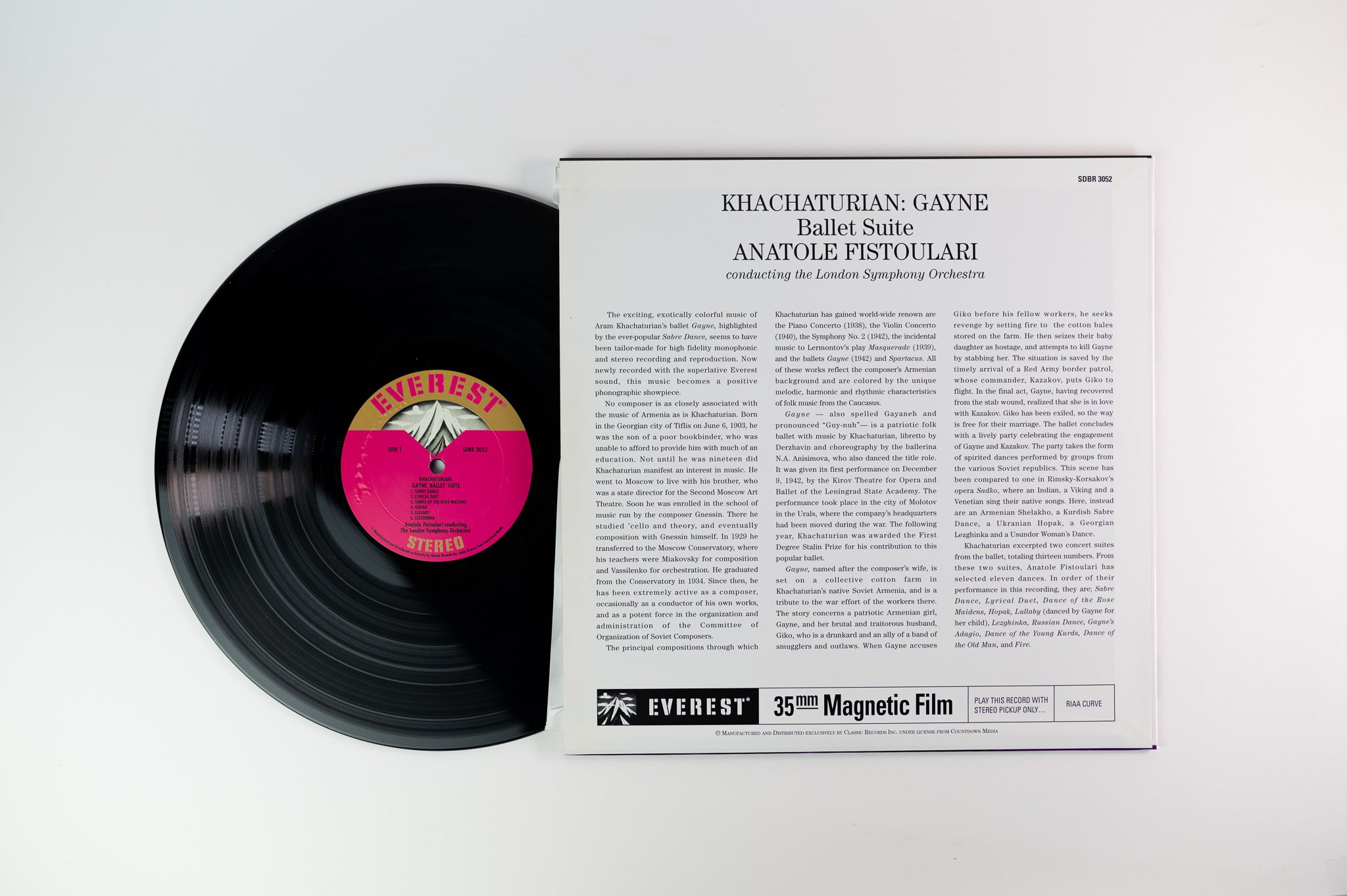 Aram Khatchaturian - Gayne: Ballet Suite on Classic Records