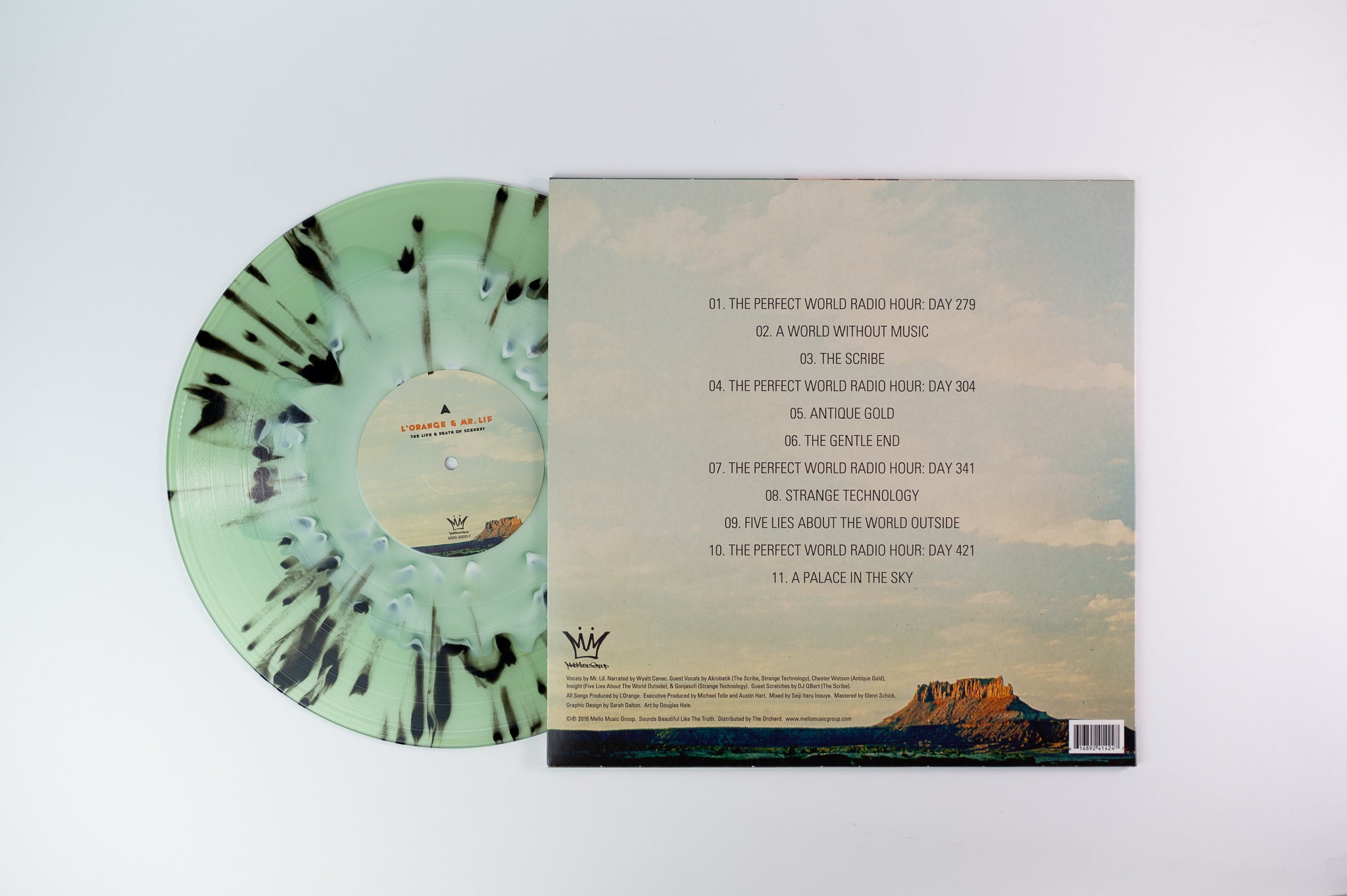 L'Orange - The Life & Death Of Scenery on Mello Music Group - Splatter Vinyl