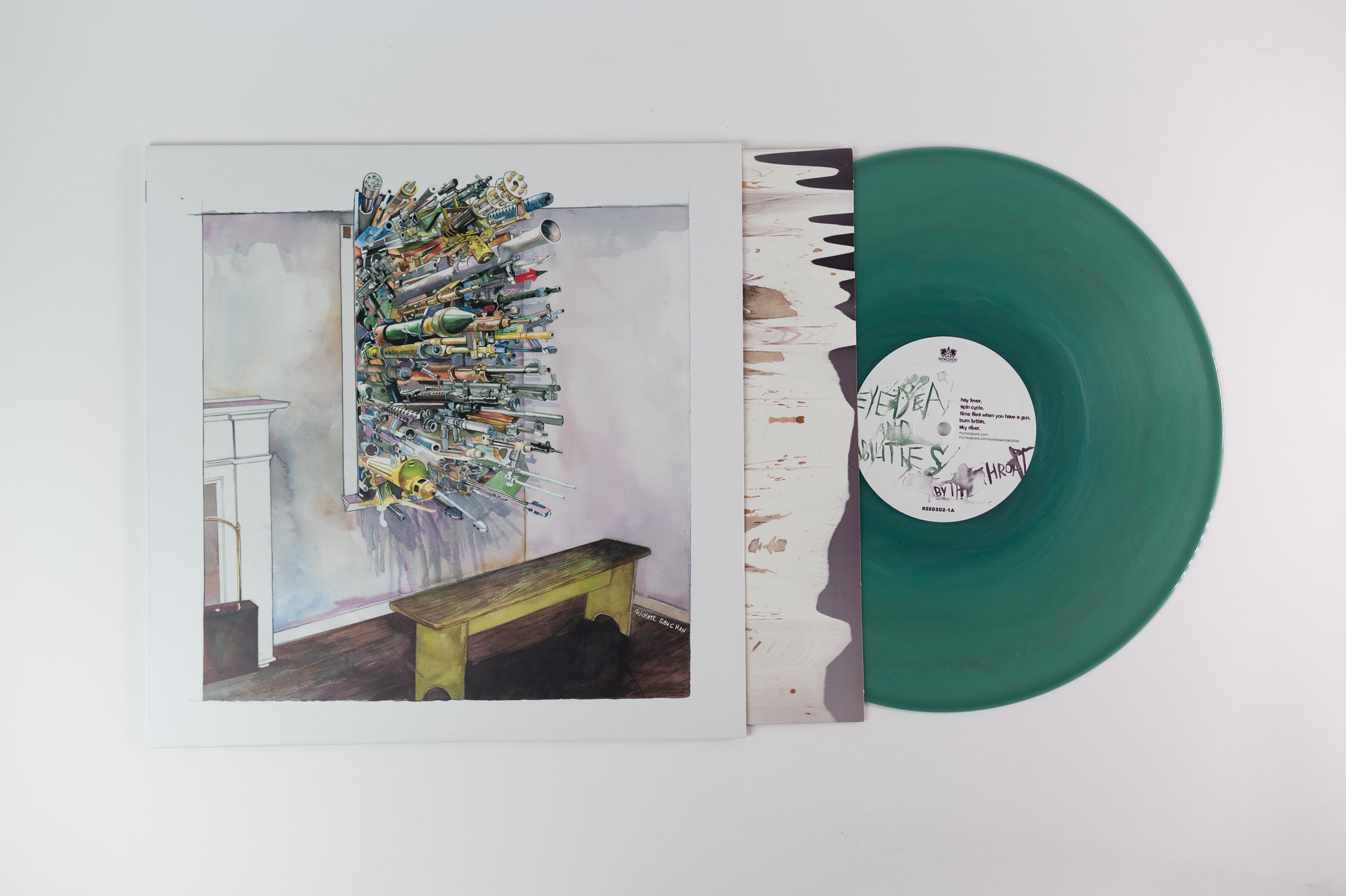 Eyedea & Abilities - By The Throat on Rhymesayers Ltd Watercolor Swirl Vinyl Reissue