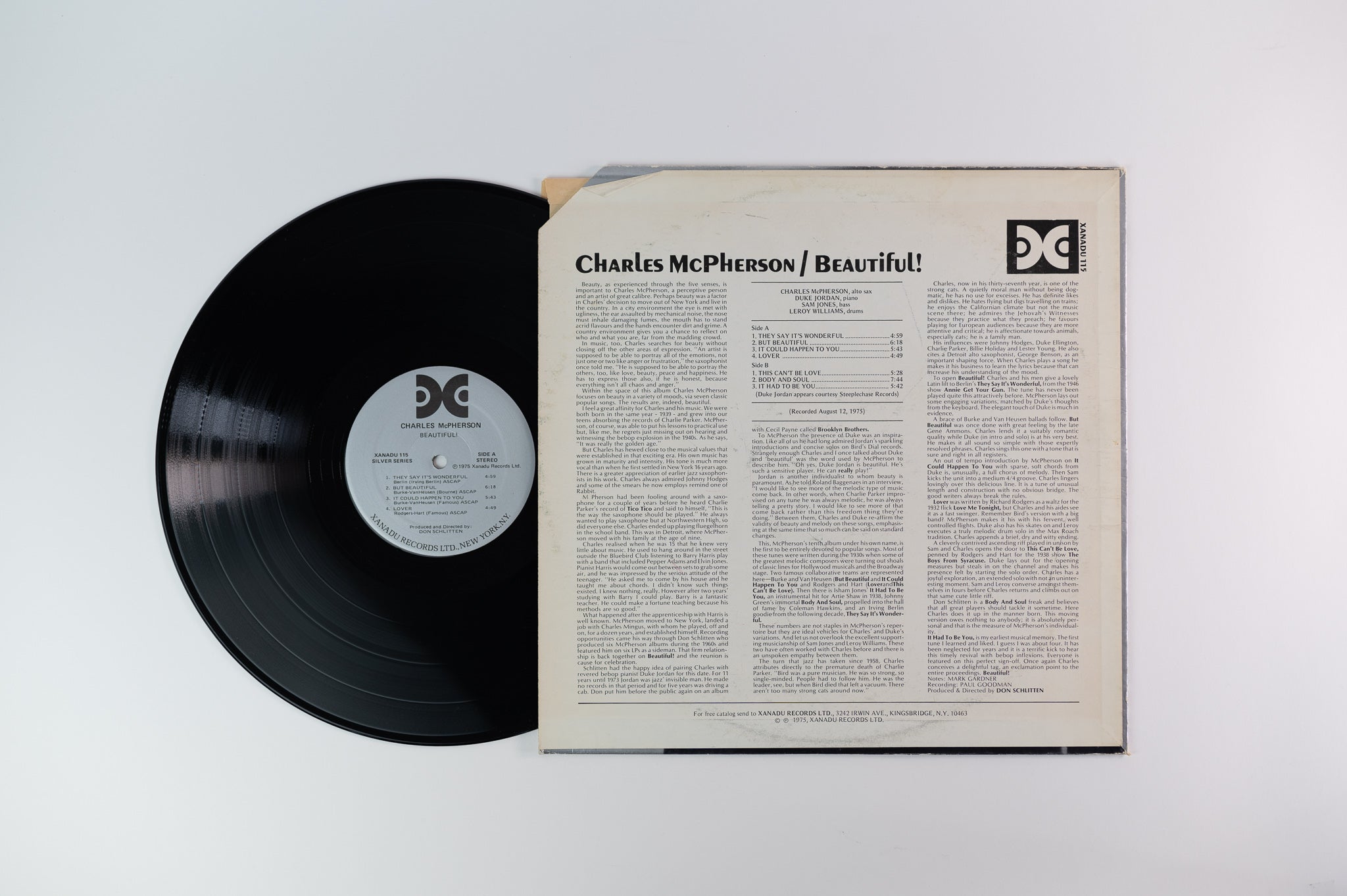 Charles McPherson - Beautiful! on Xanadu