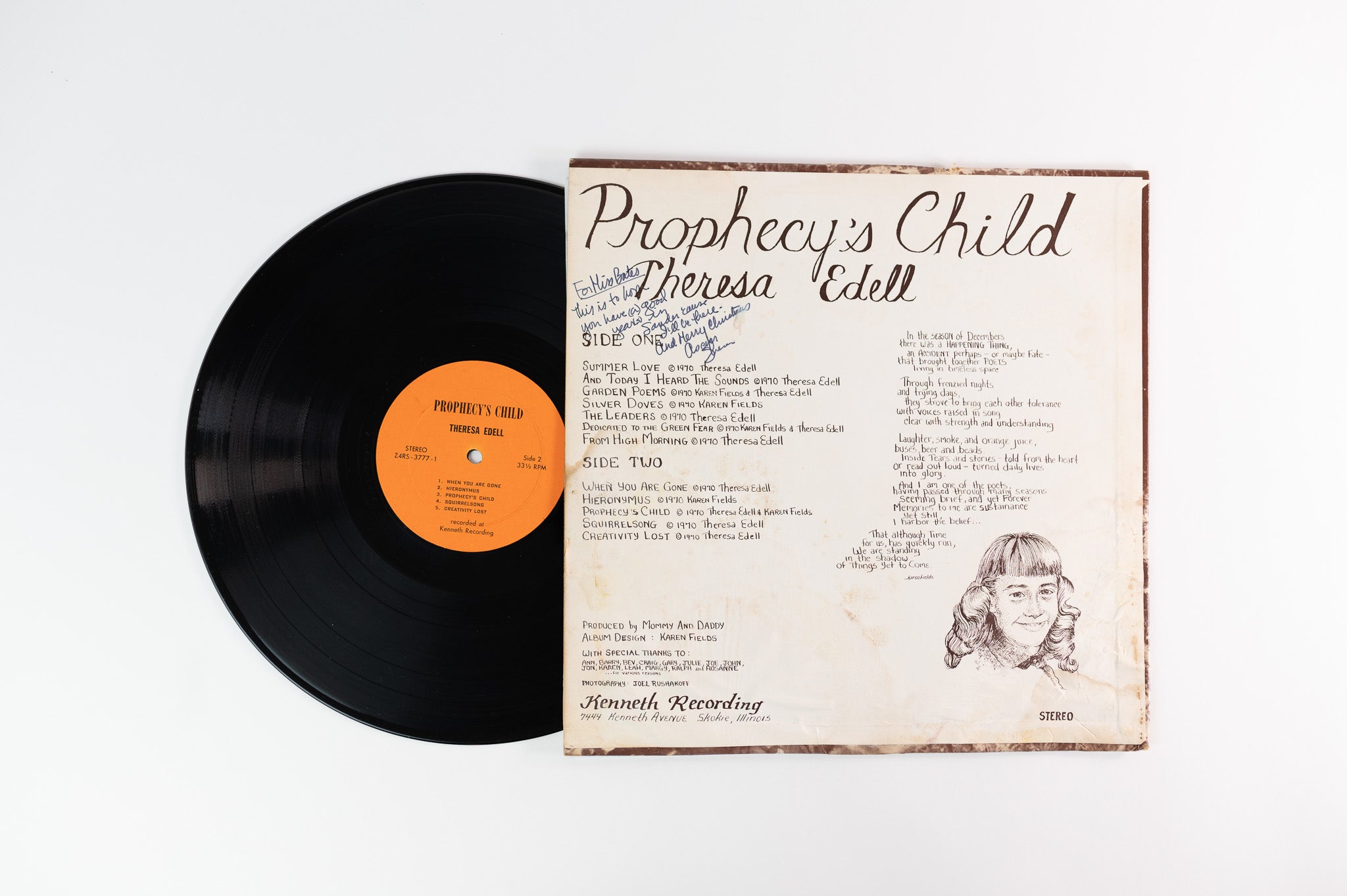 Therese Edell - Prophecy’s Child Private Press