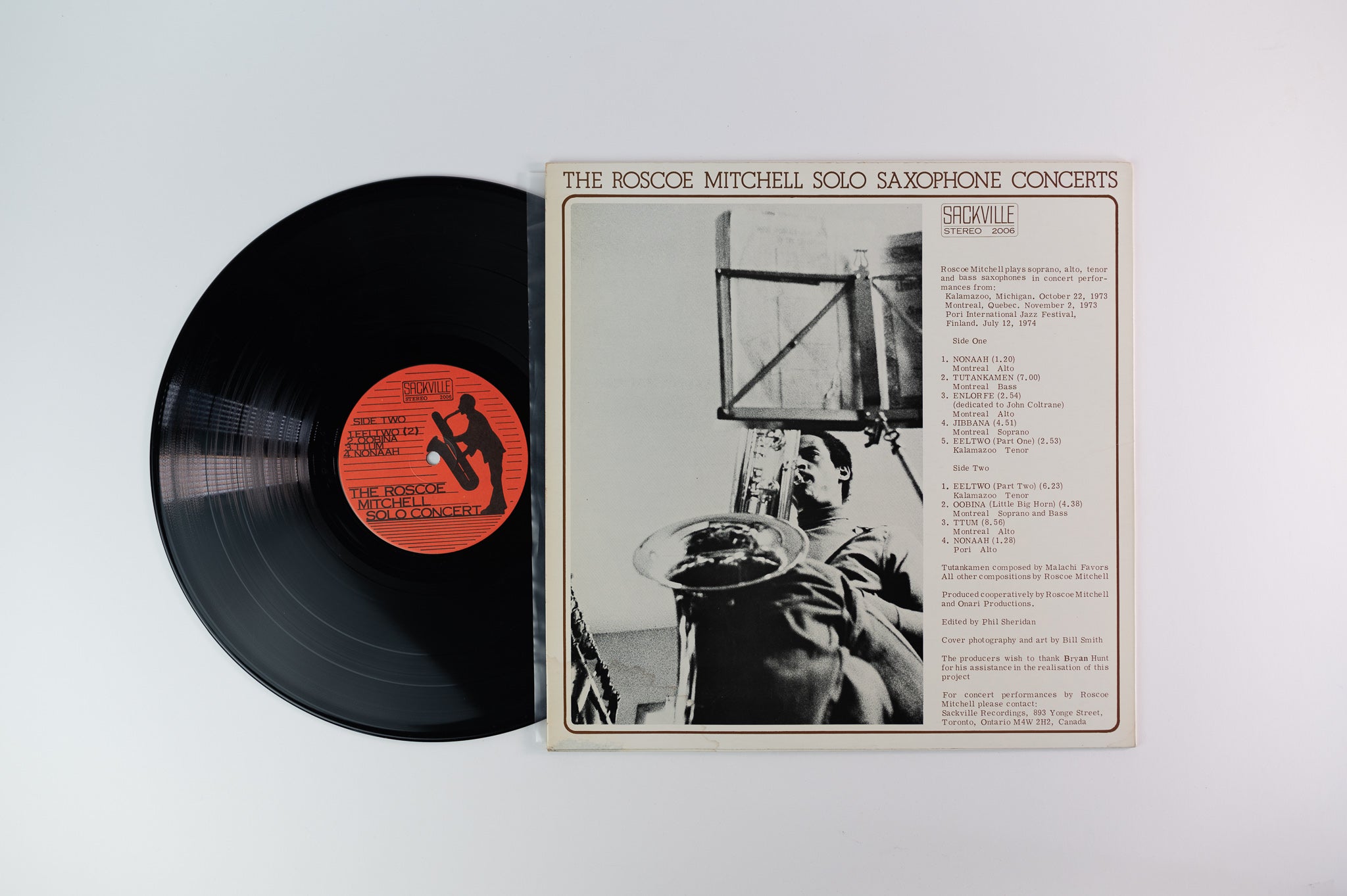 Roscoe Mitchell - The Roscoe Mitchell Solo Saxophone Concerts on Sackville
