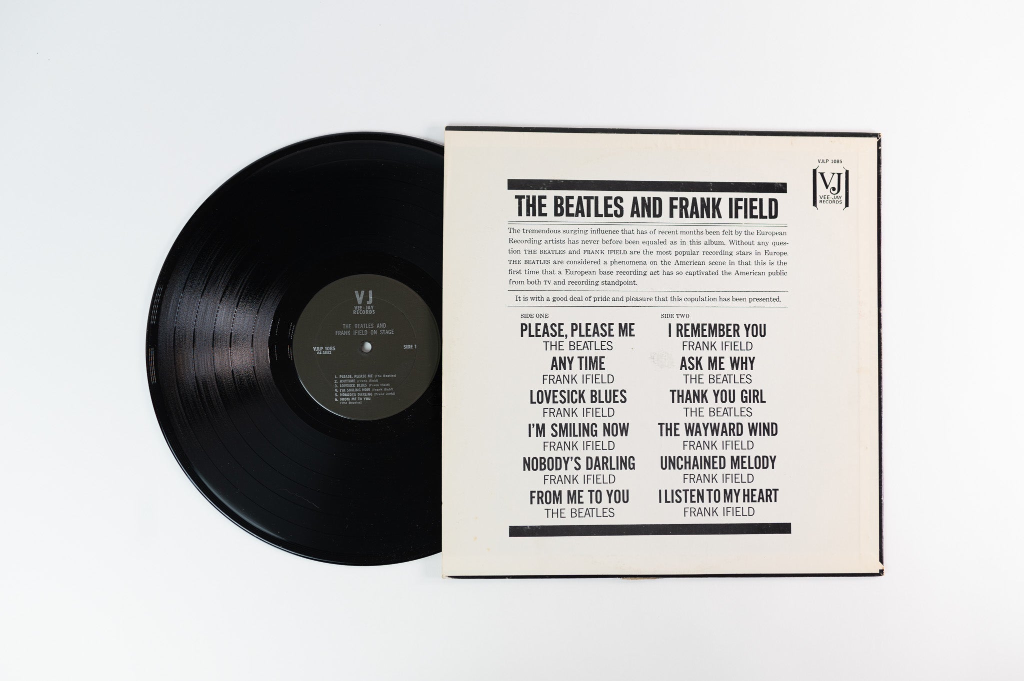 The Beatles & Frank Ifield- Jolly What! on Vee Jay Stereo