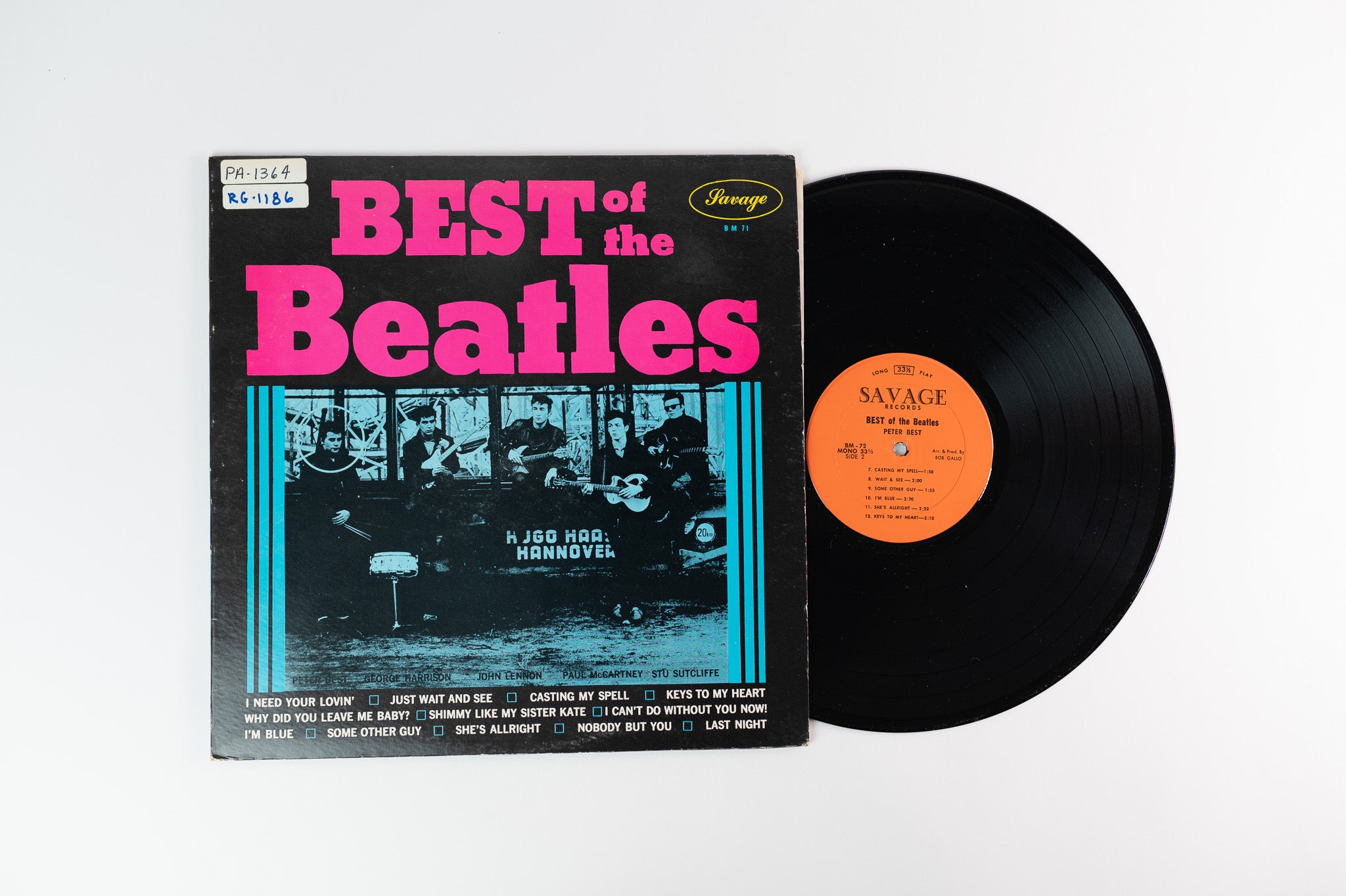 THE　BEST　COLLECTIONレコード Pete Best - Best Of The Beatles on Savage