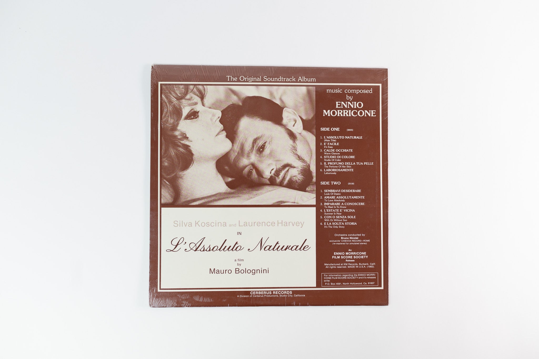 Ennio Morricone - L' Assoluto Naturale (The Original Soundtrack Album) on Cerberus Sealed