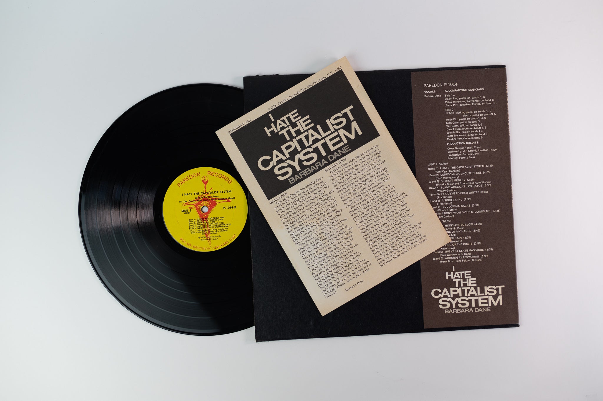 Barbara Dane - I Hate The Capitalist System on Paredon