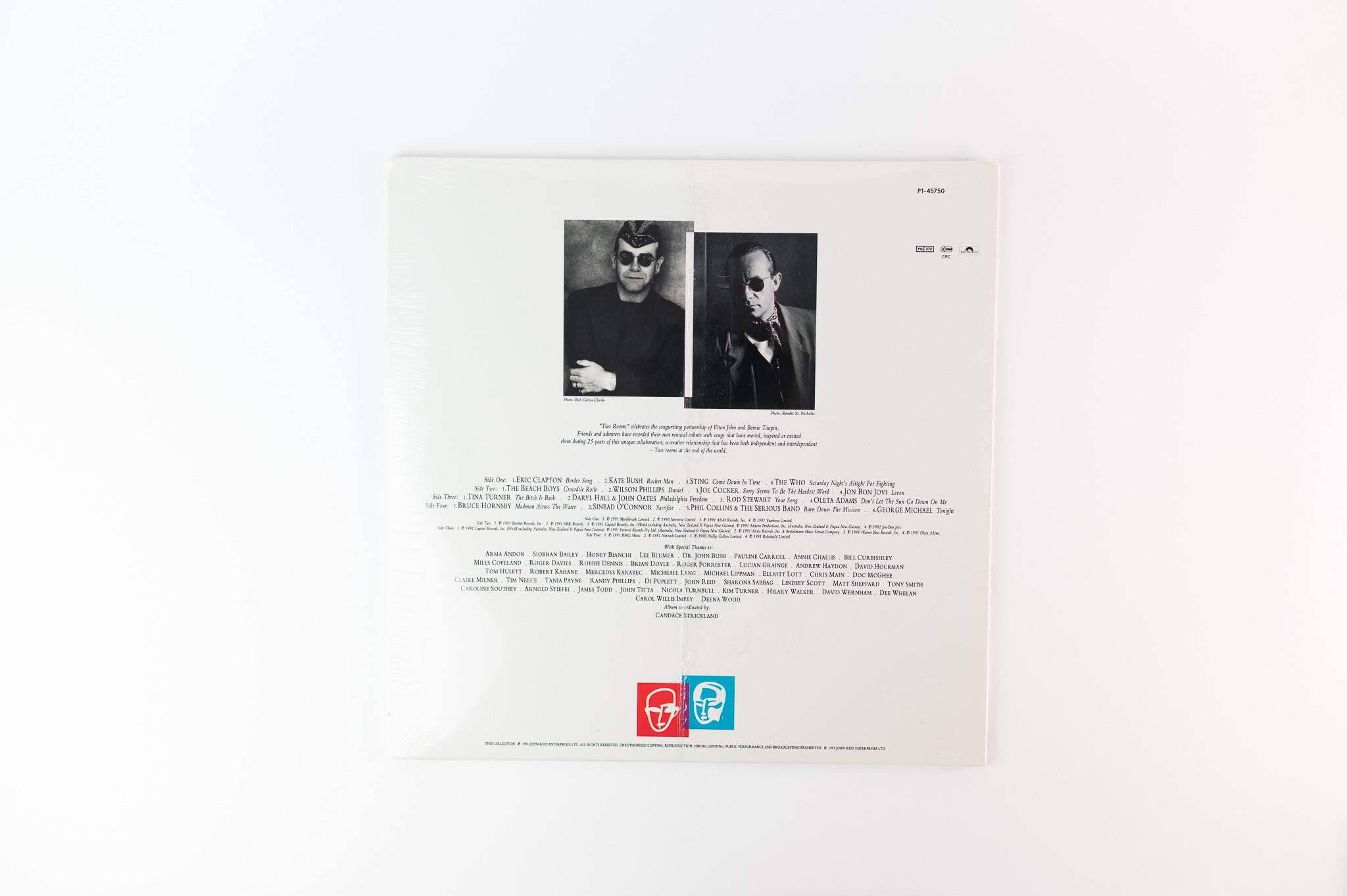 Various - Two Rooms - Celebrating The Songs Of Elton John & Bernie Taupin on Polygram Sealed