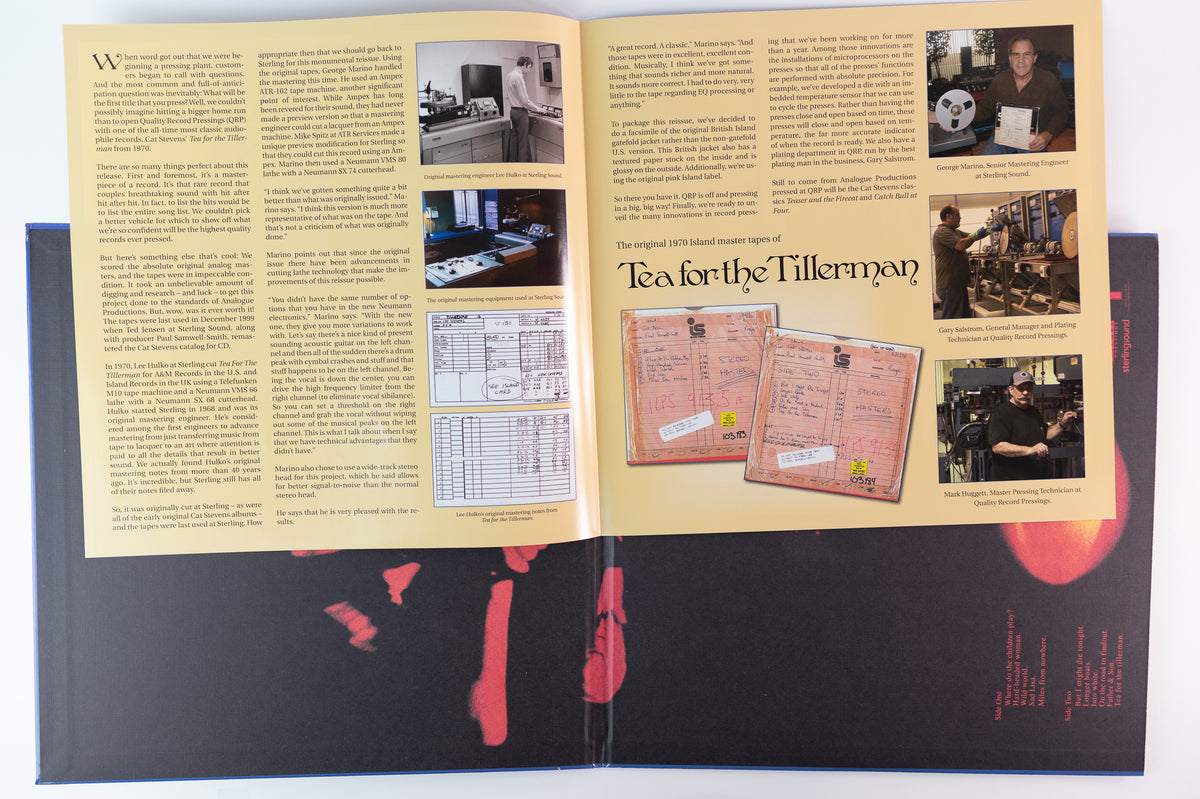 Cat Stevens Tea For The Tillerman on Analogue Productions 200 Gram A