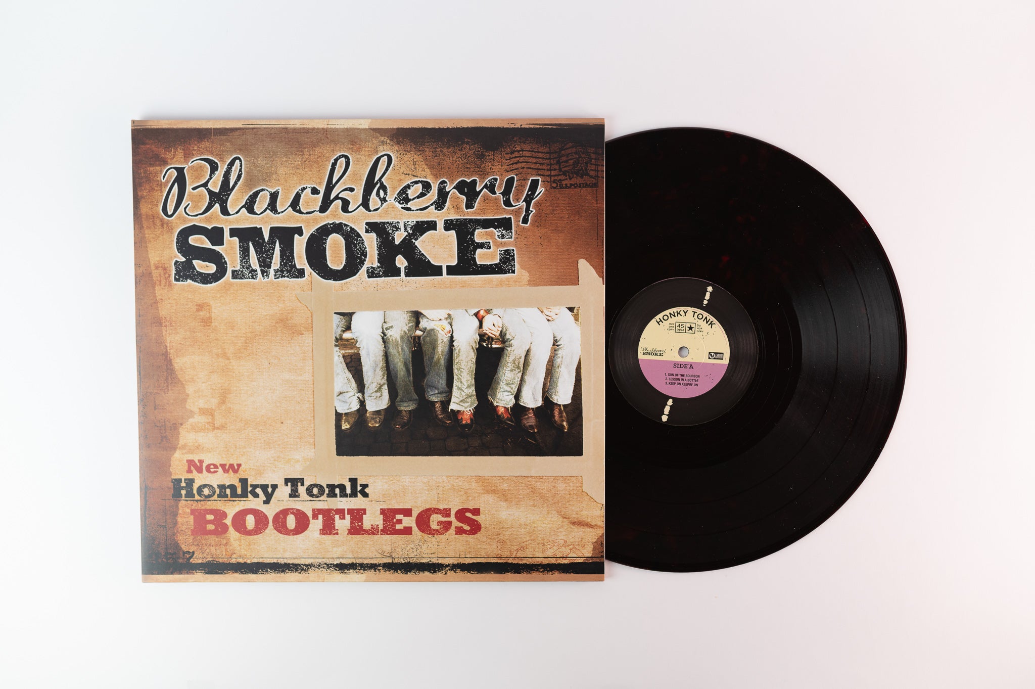 Blackberry Smoke - New Honky Tonk Bootlegs on 3 Legged Whiskey Marbled Vinyl