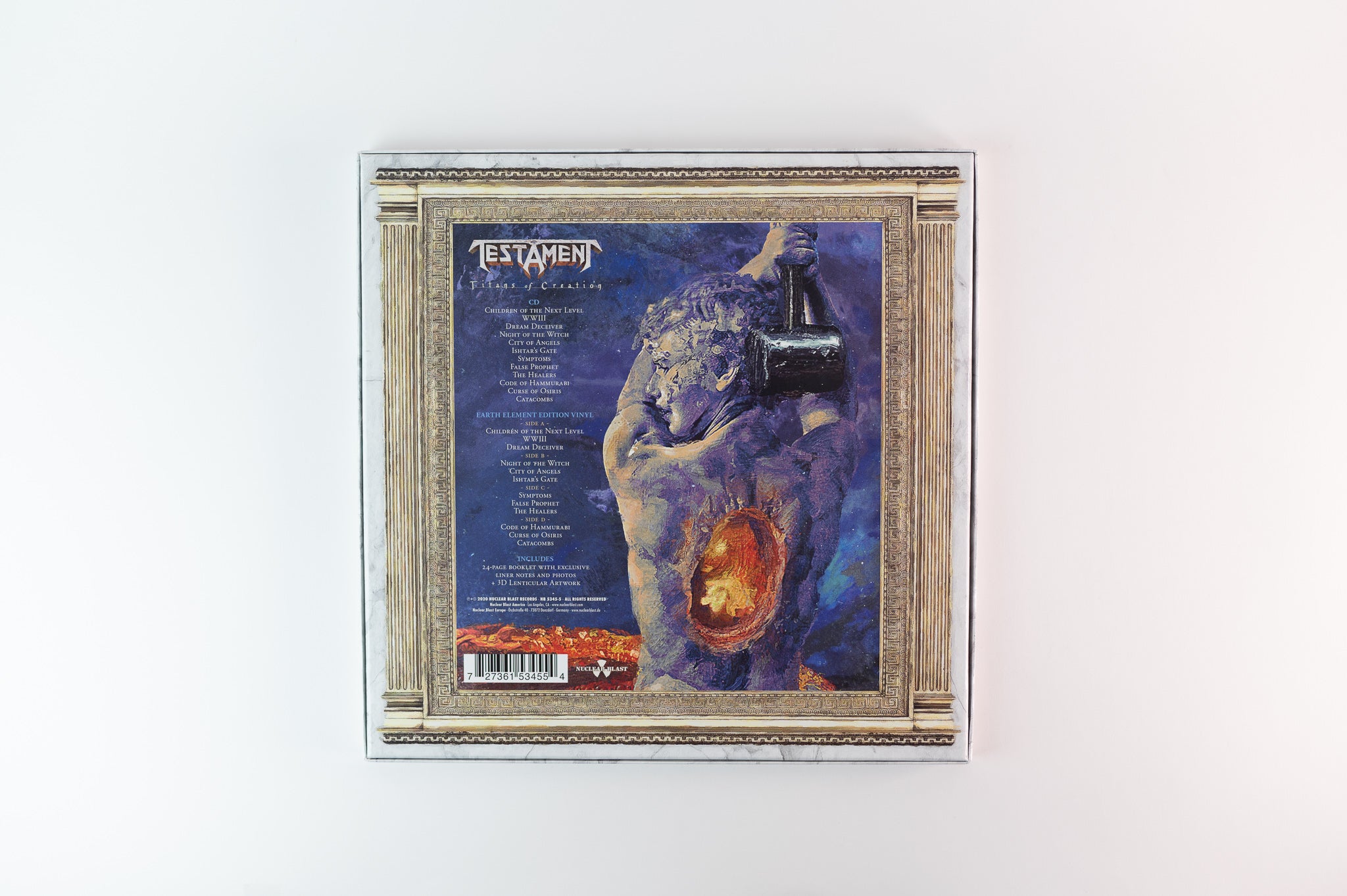 Testament - Titans Of Creation on Nuclear Blast - Box Set Colored Vinyl