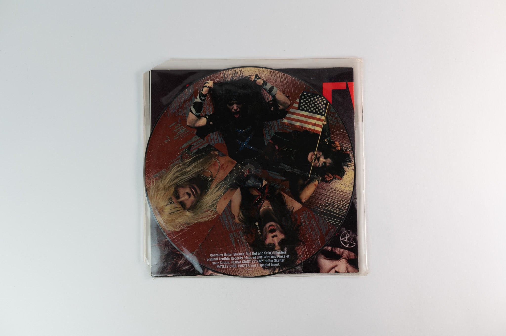Mötley Crüe - Helter Skelter on Elektra Picture Disc With Poster