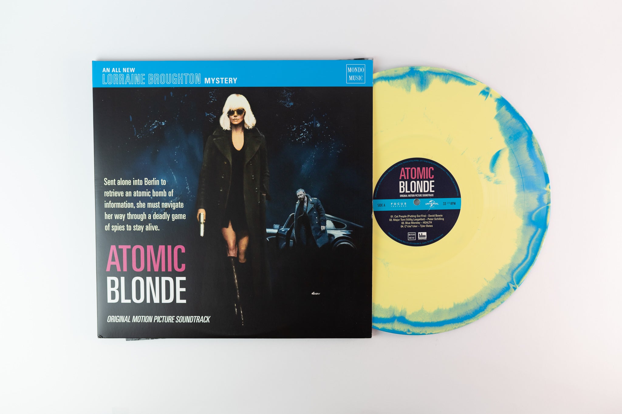Various - Atomic Blonde - Original Motion Picture Soundtrack on Mondo - Blue / Yellow Swirl Vinyl