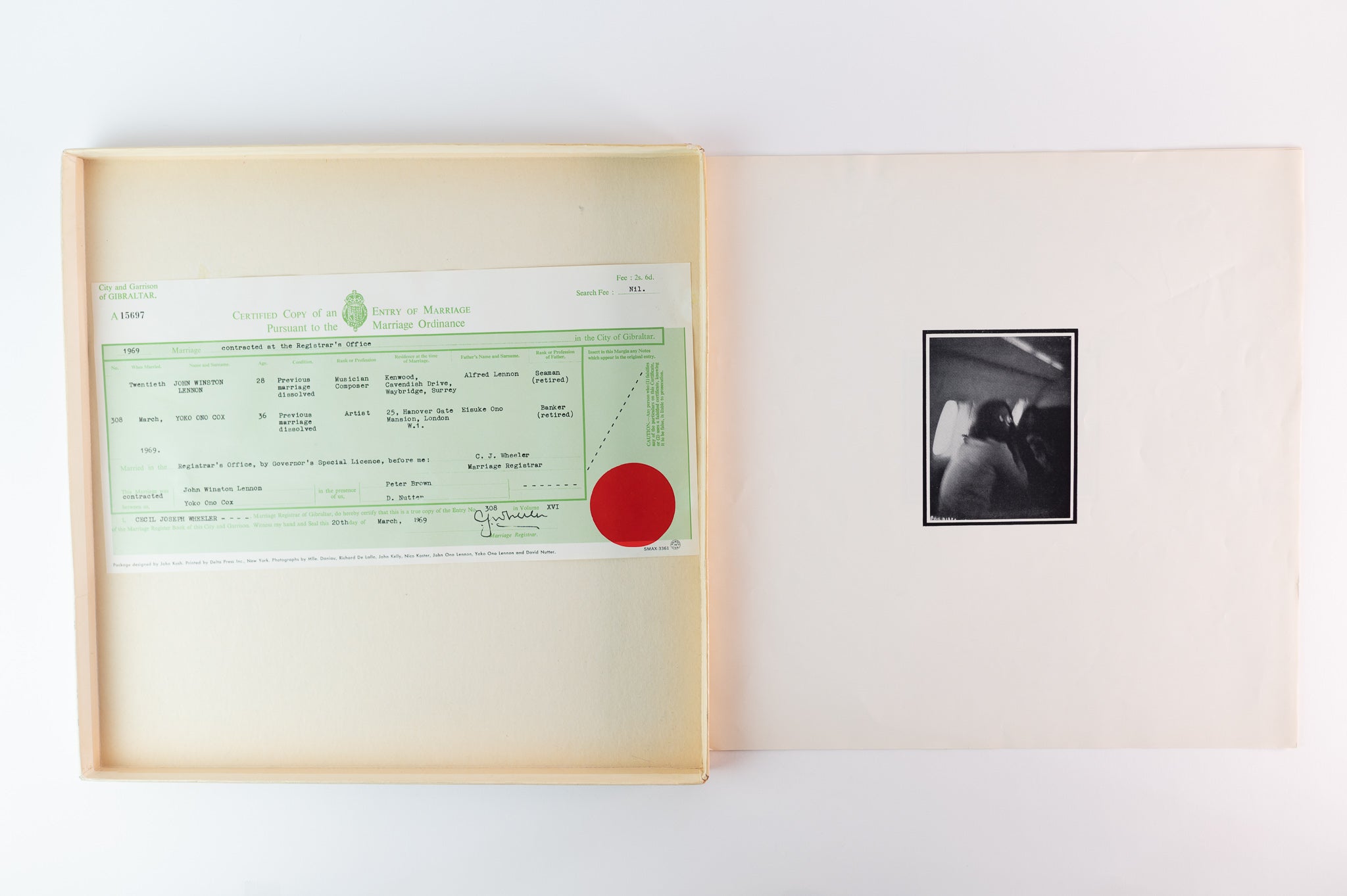 John Lennon & Yoko Ono - Wedding Album on Apple - Box Set