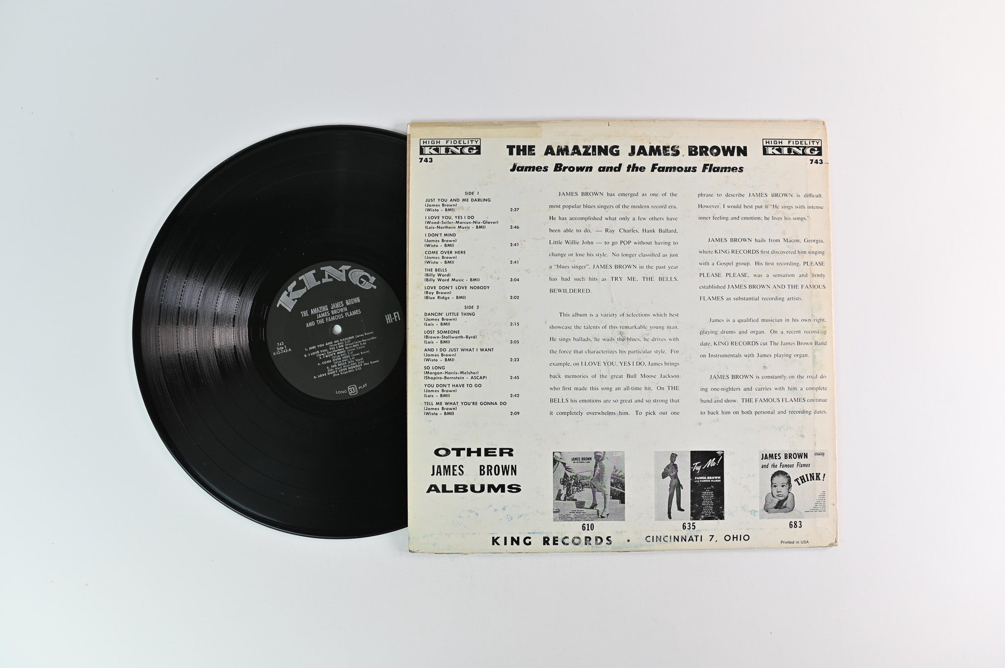 James Brown & The Famous Flames - The Always Amazing James Brown on King Mono