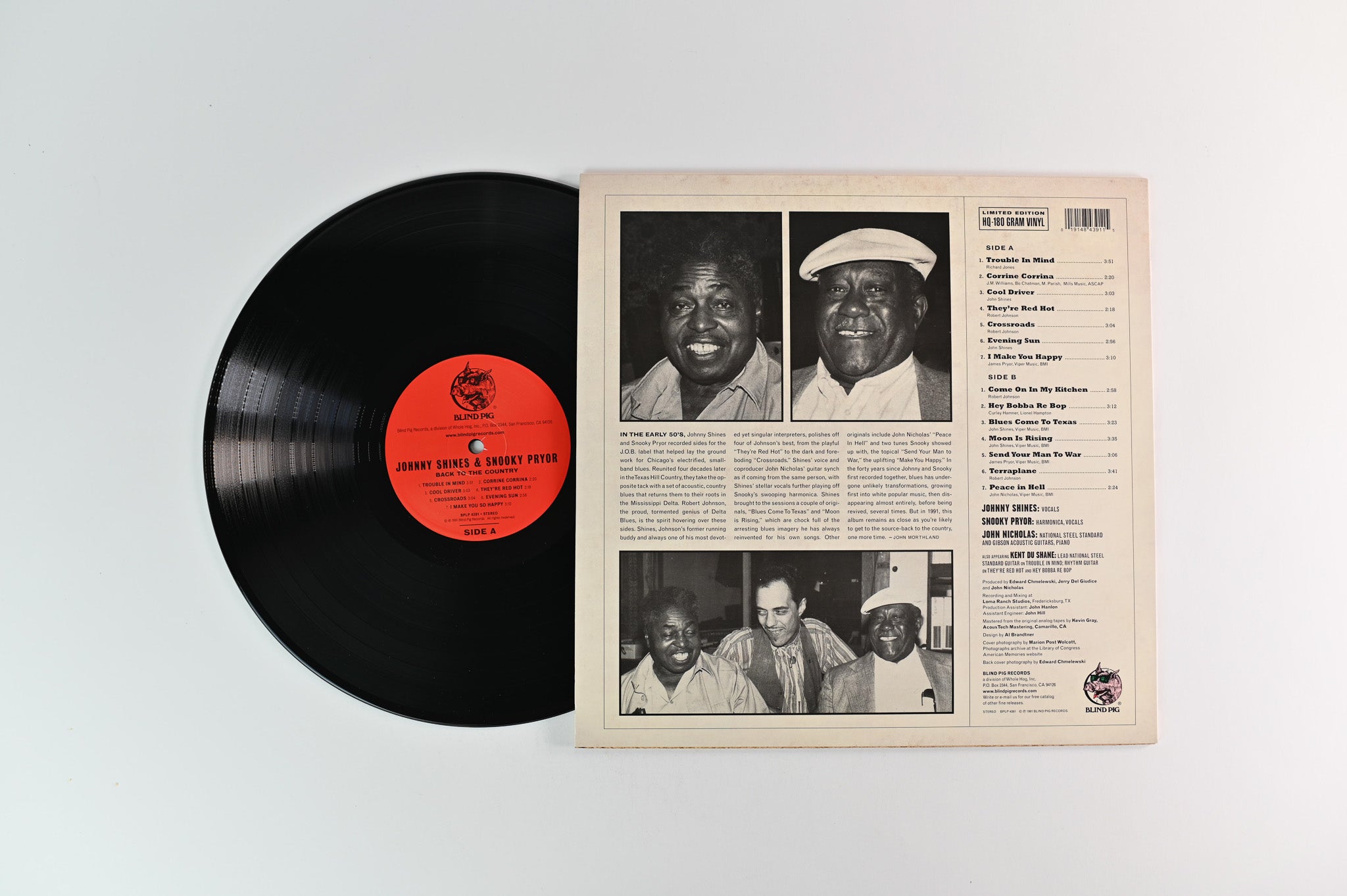 Johnny Shines - Back To The Country on Blind Pig