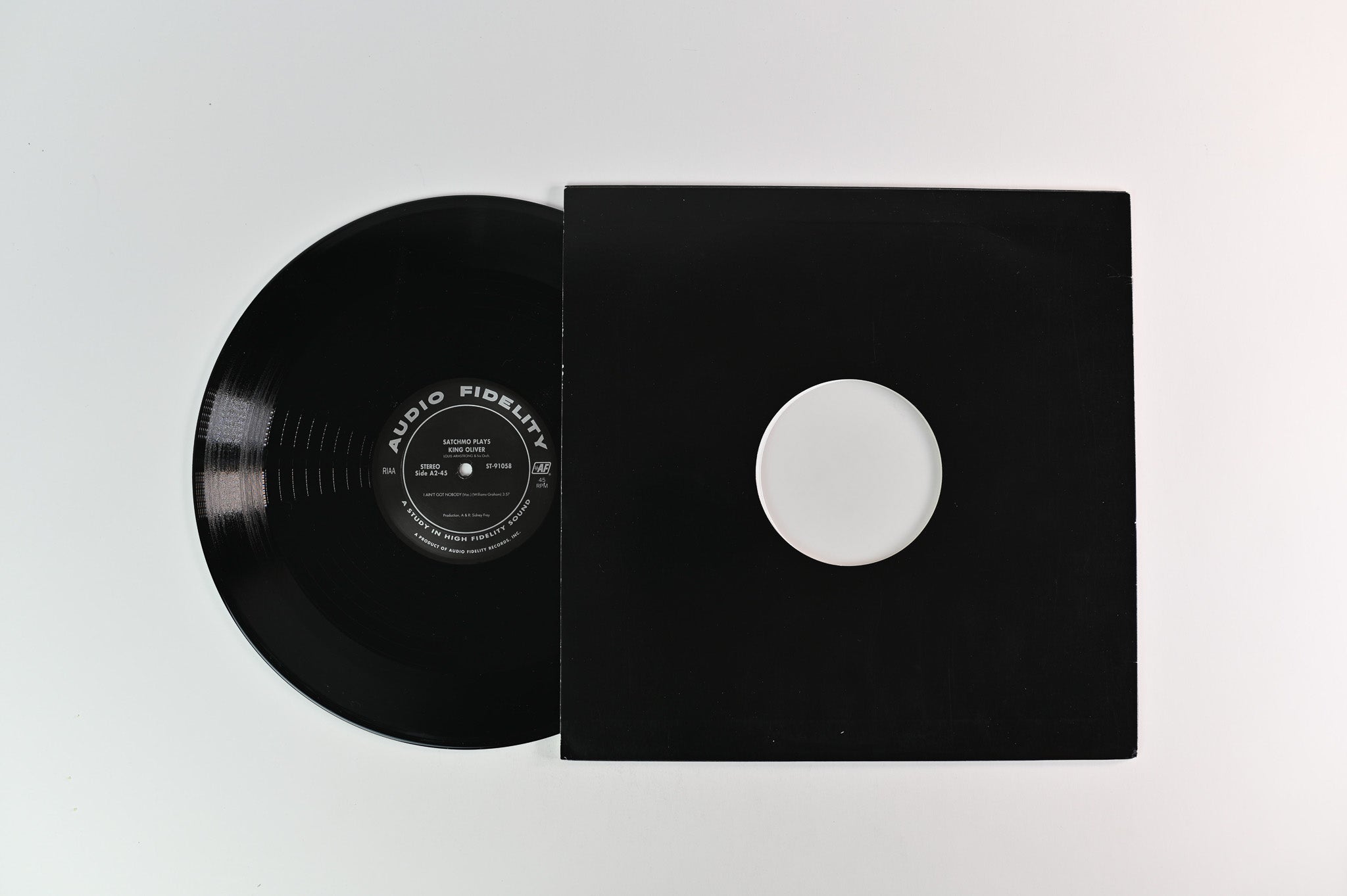 Louis Armstrong - Satchmo Plays King Oliver Classic Records 12" 45 RPM Single