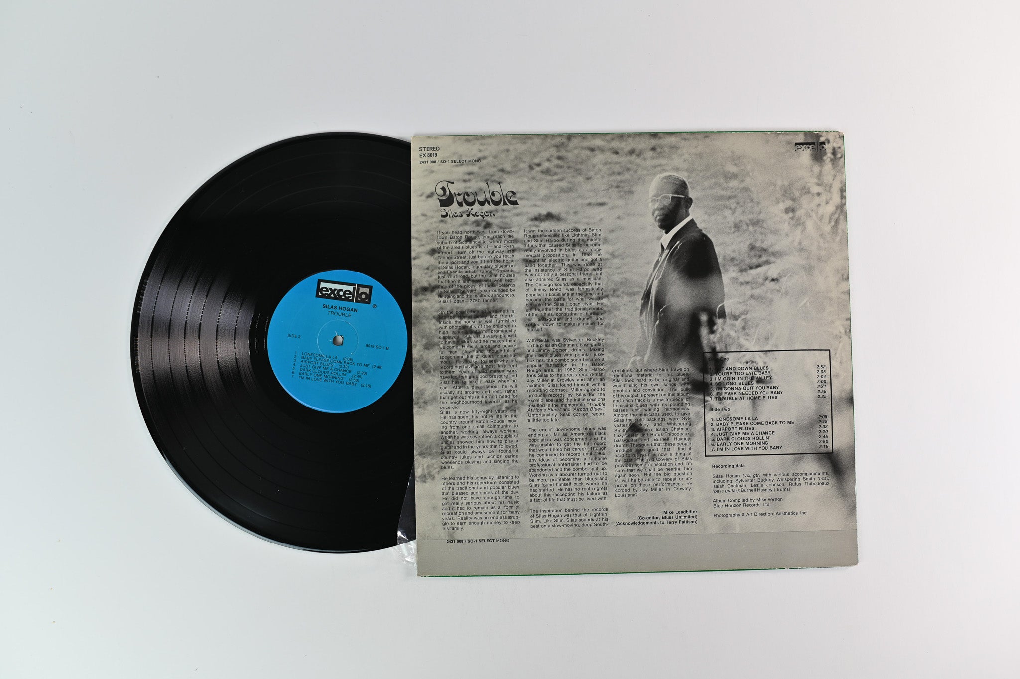 Silas Hogan - Trouble At Home on Excello Reissue