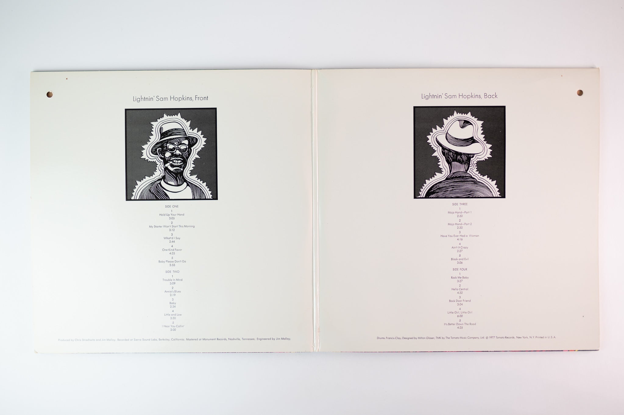 Lightnin' Hopkins - Lightnin'! on Tomato Promo