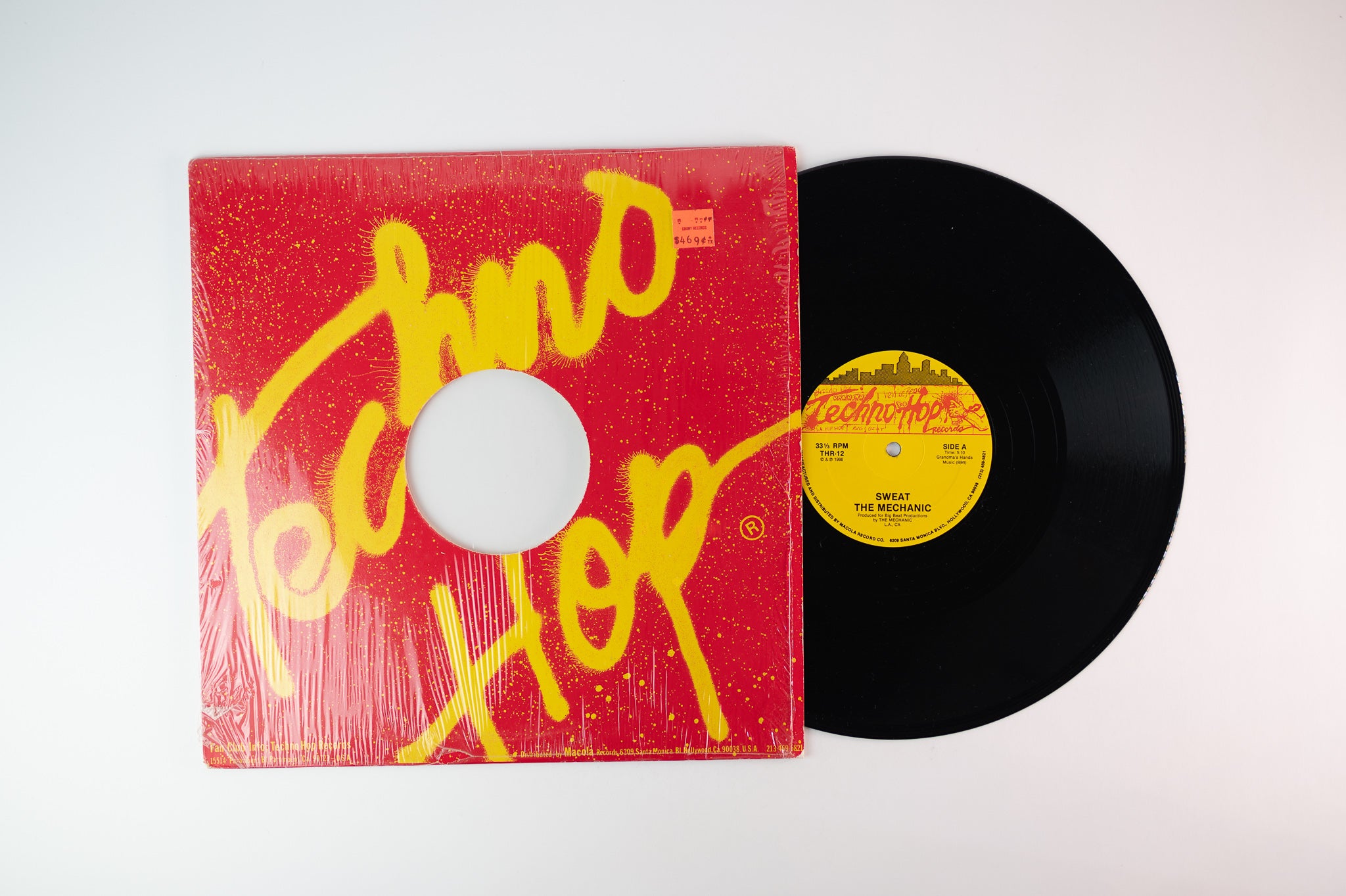 The Mechanic - Sweat on Techno Hop 12" Single