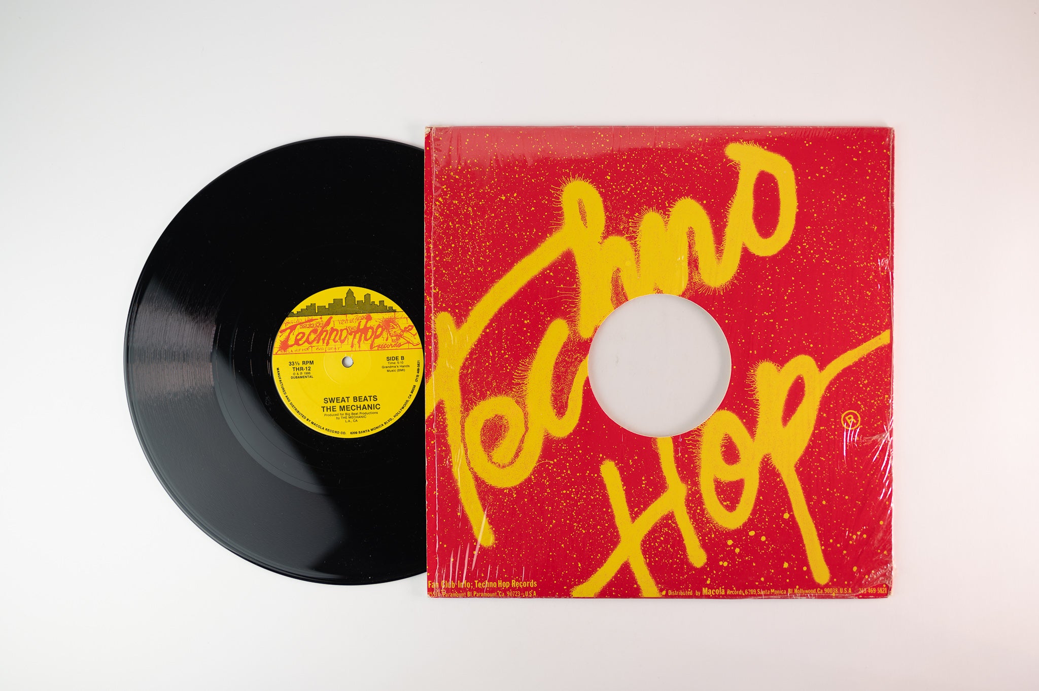 The Mechanic - Sweat on Techno Hop 12" Single