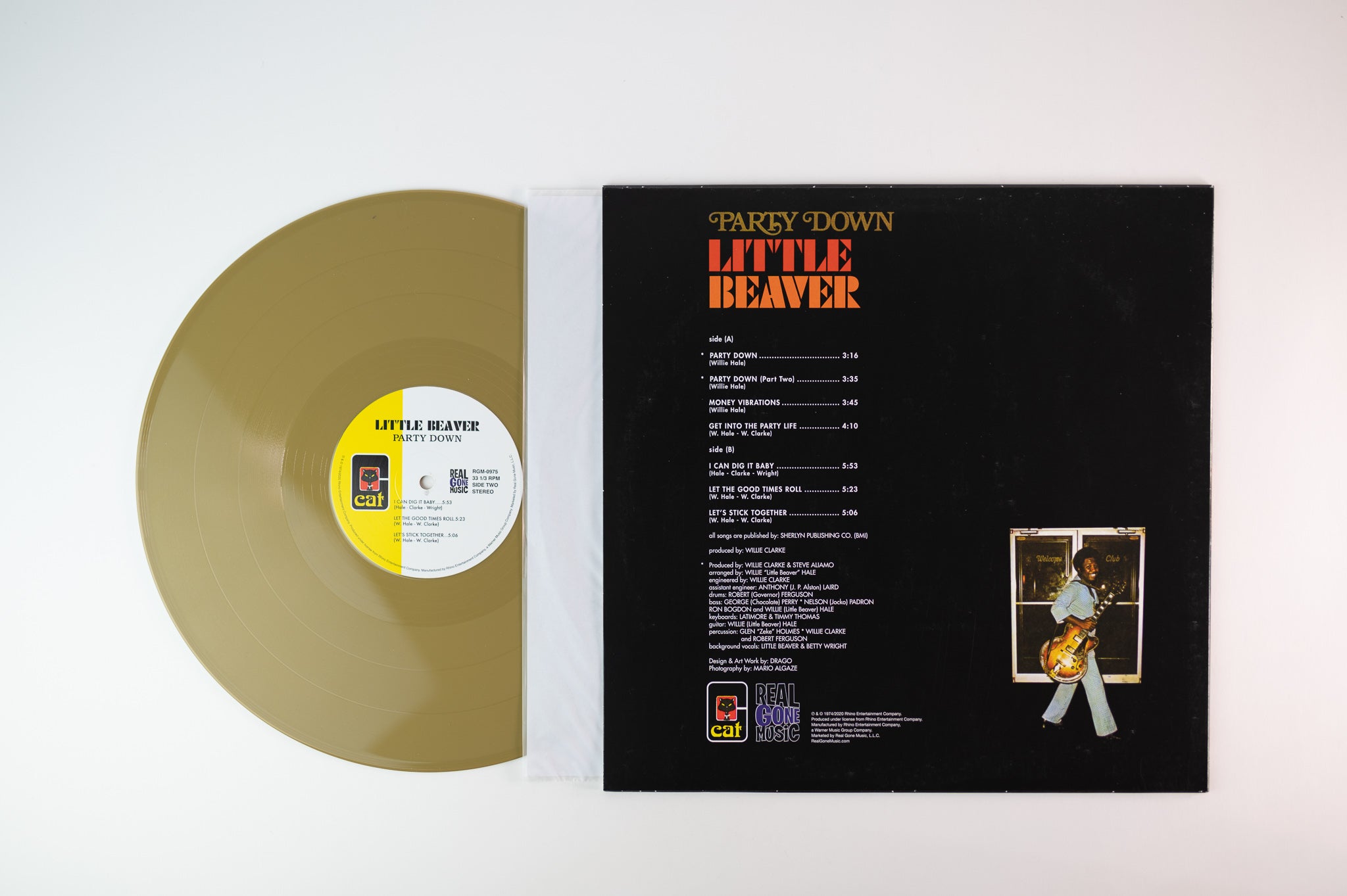 Little Beaver - Party Down on Real Gone Gold Vinyl Reissue