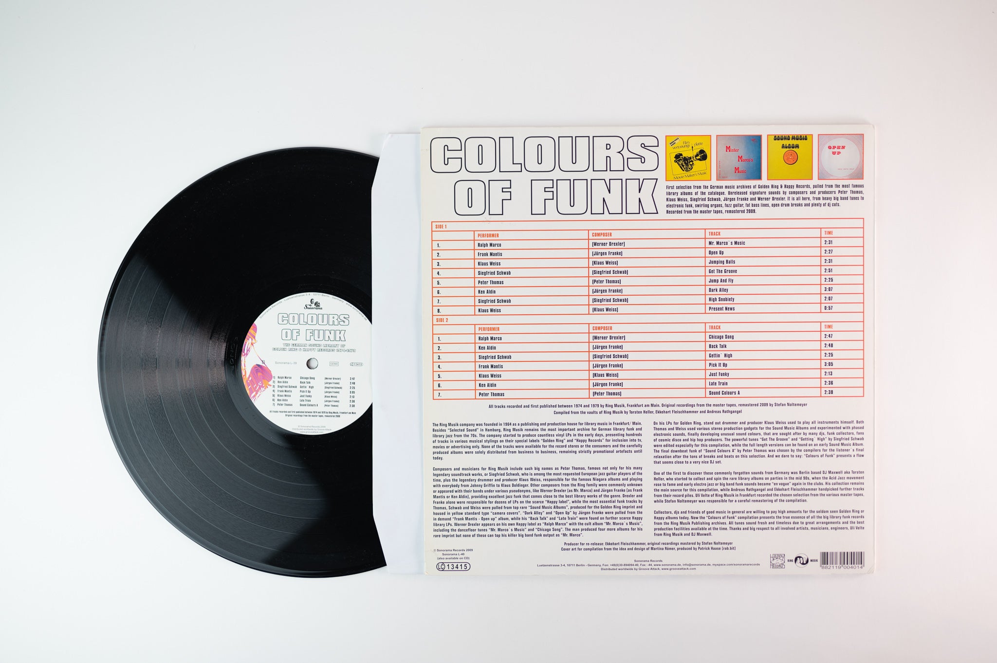 Various - Colours Of Funk on Sonorama German Pressing